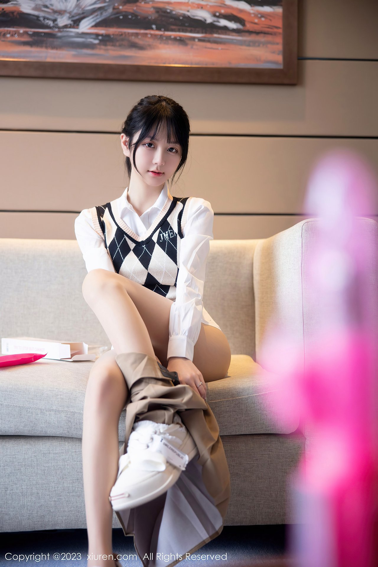 [XiuRen秀人网] 2023.02.27 No.6329 短裙美腿 谢小蒽