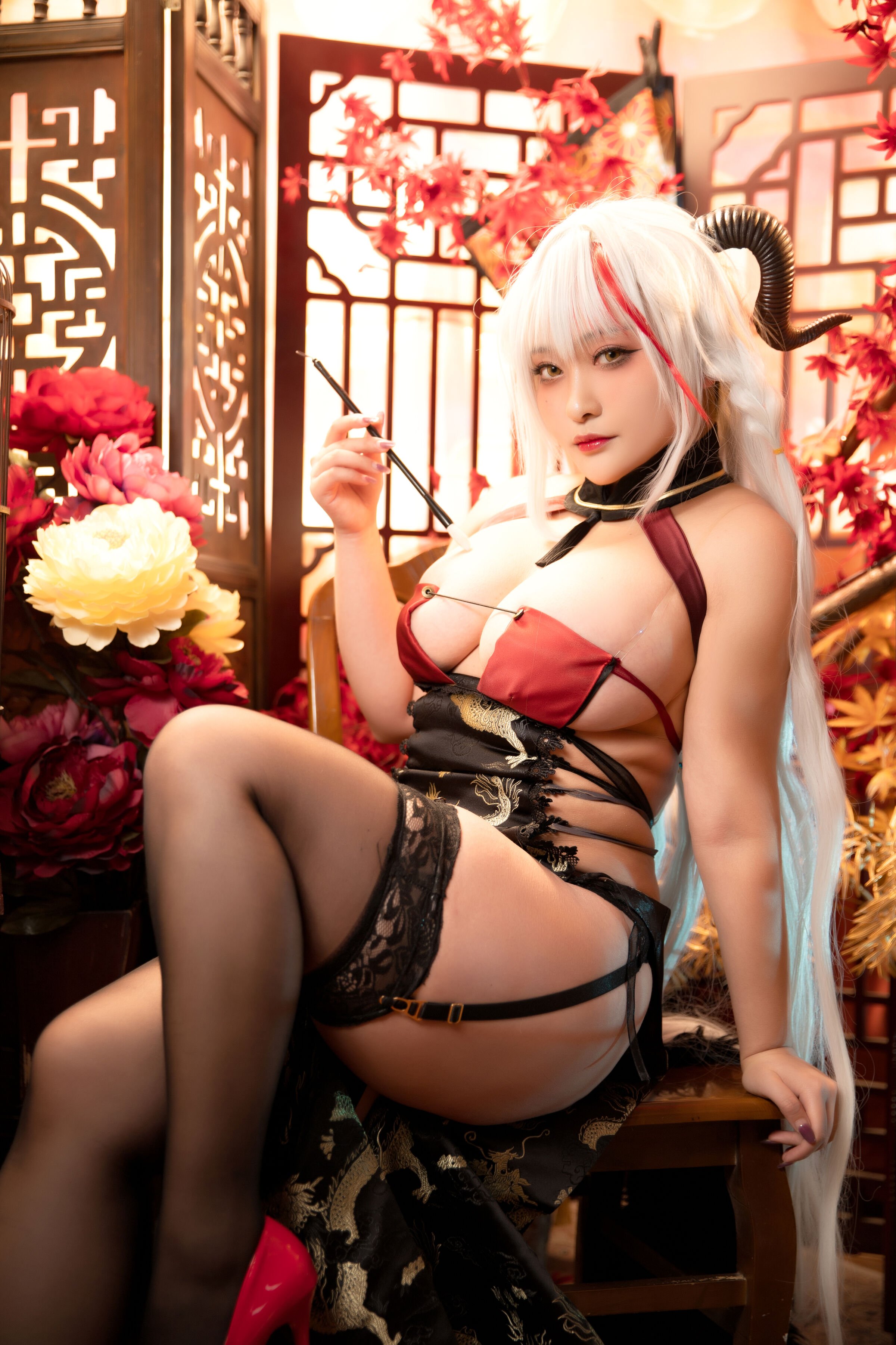 洛璃 belle SAMA - 埃吉尔旗袍 金龙腾祥云