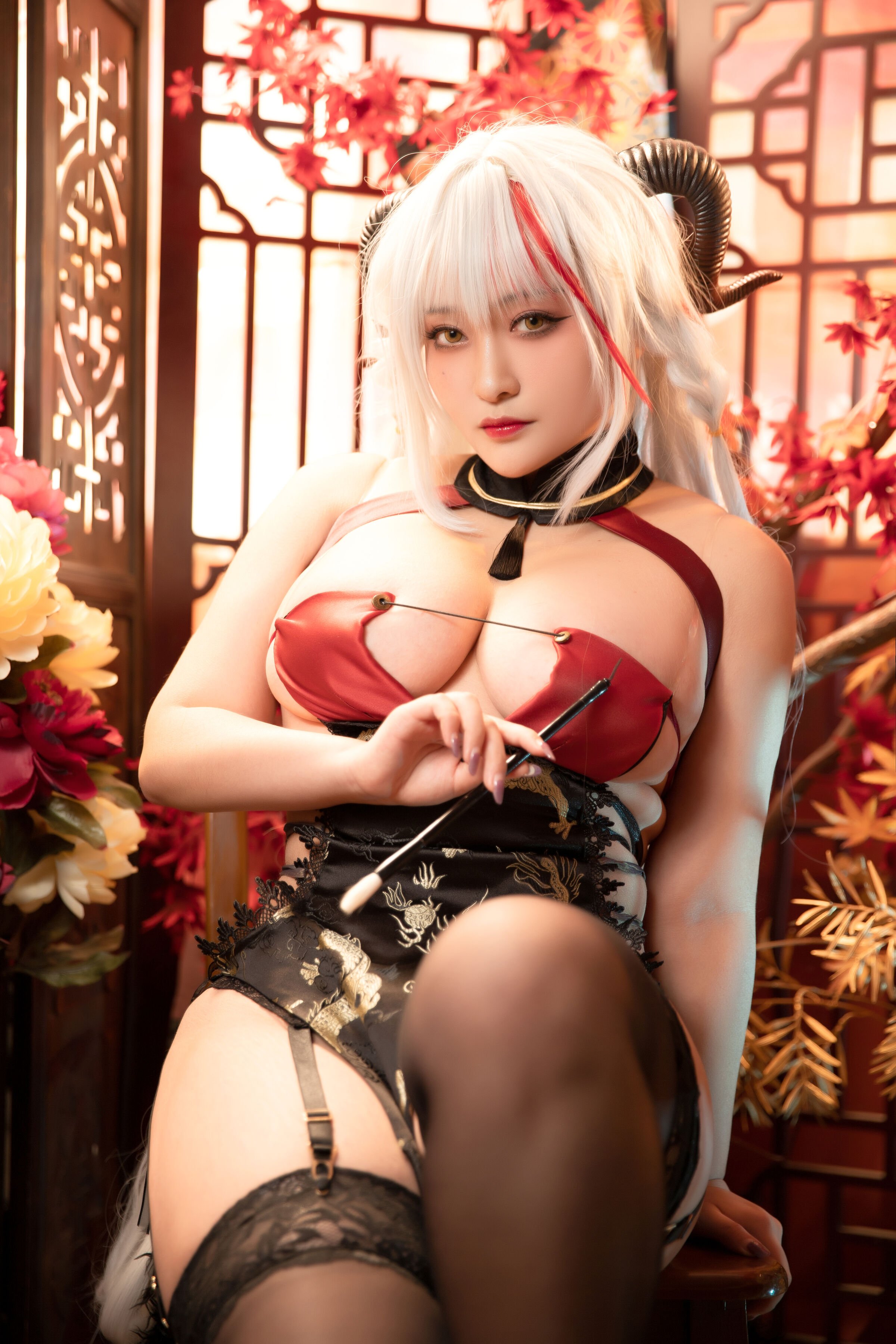 洛璃 belle SAMA - 埃吉尔旗袍 金龙腾祥云
