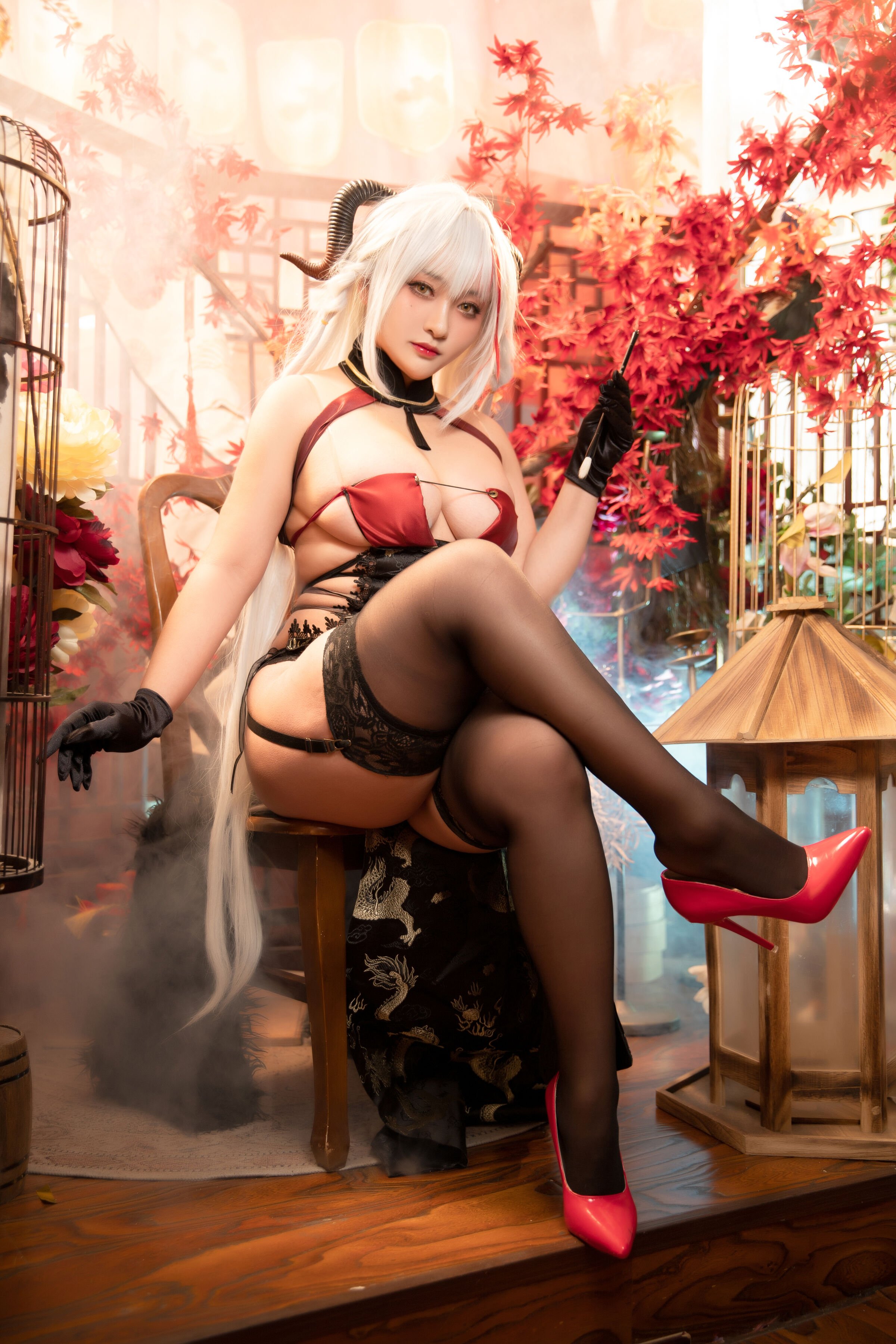 洛璃 belle SAMA - 埃吉尔旗袍 金龙腾祥云