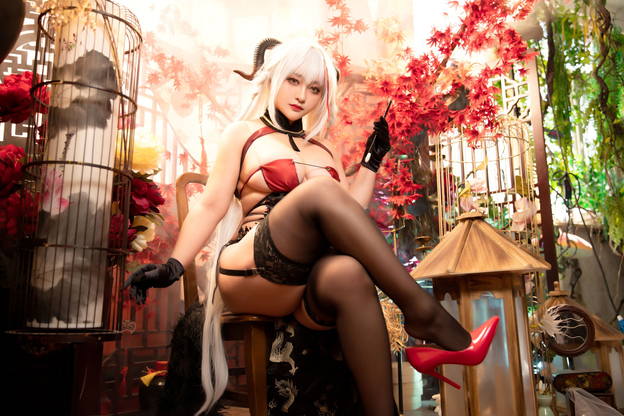 洛璃 belle SAMA - 埃吉尔旗袍 金龙腾祥云