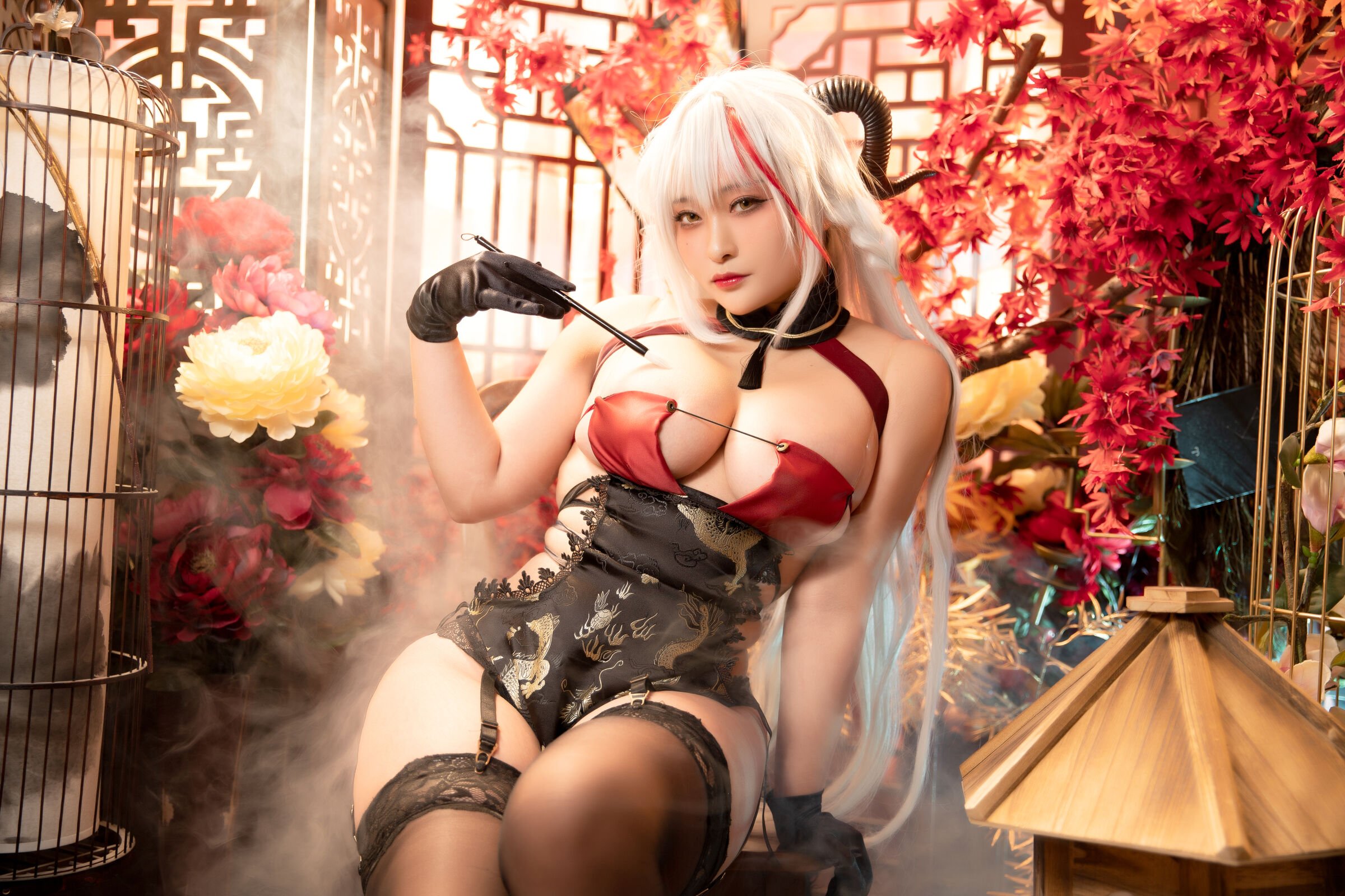 洛璃 belle SAMA - 埃吉尔旗袍 金龙腾祥云