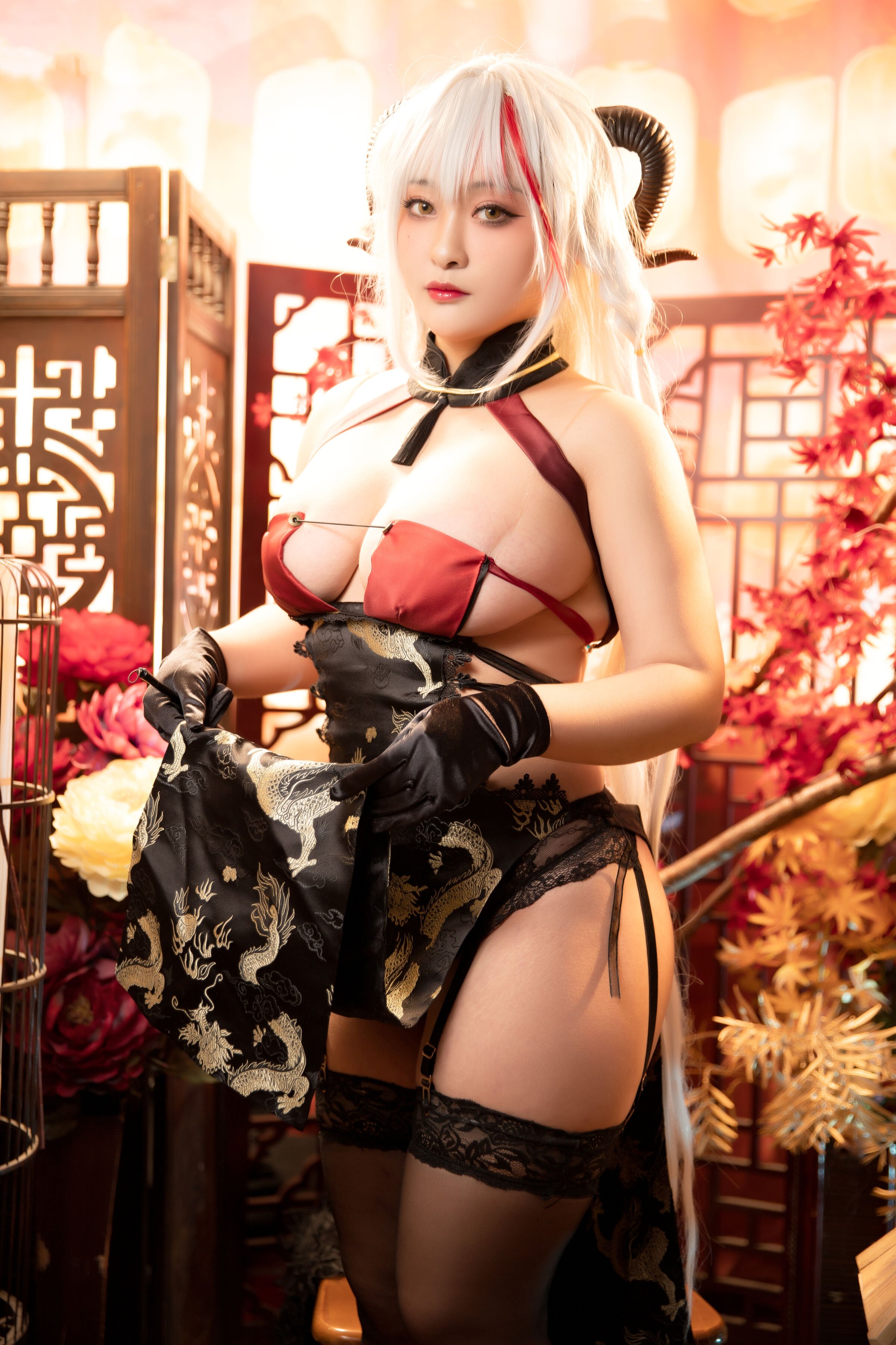 洛璃 belle SAMA - 埃吉尔旗袍 金龙腾祥云