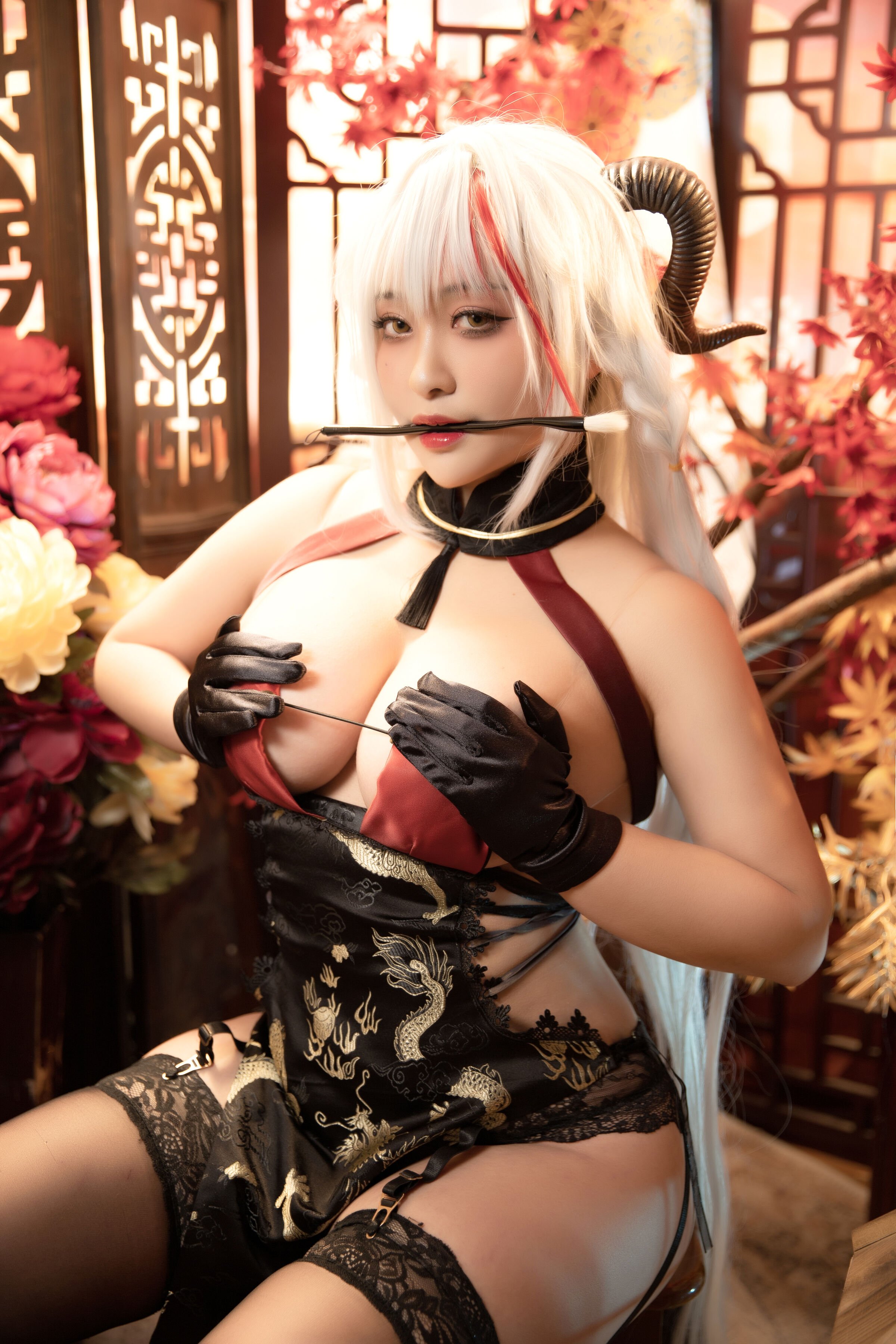 洛璃 belle SAMA - 埃吉尔旗袍 金龙腾祥云