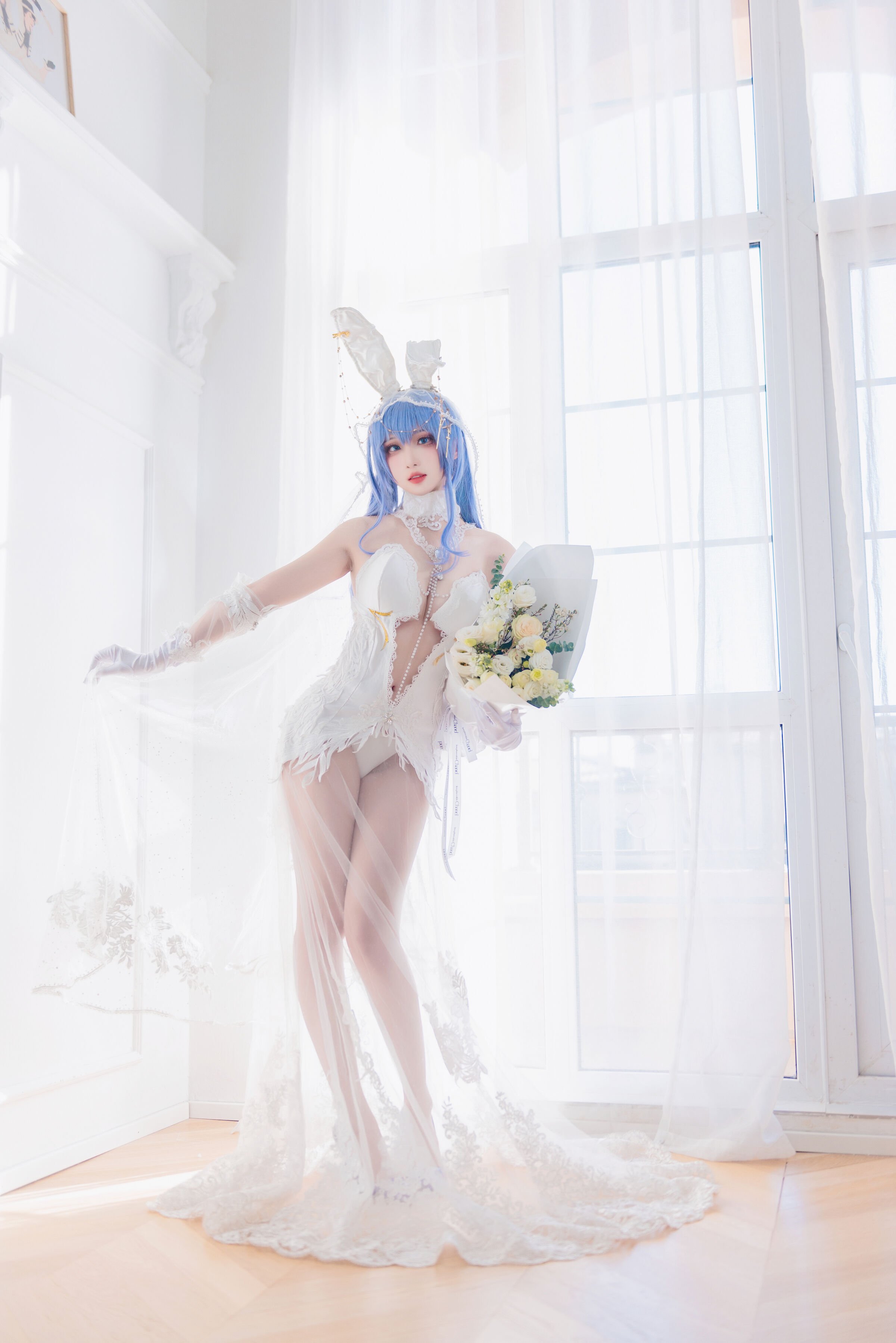 Vastaya Crayfish - Azur Lane New Jersey Garden White Snow Ceremony
