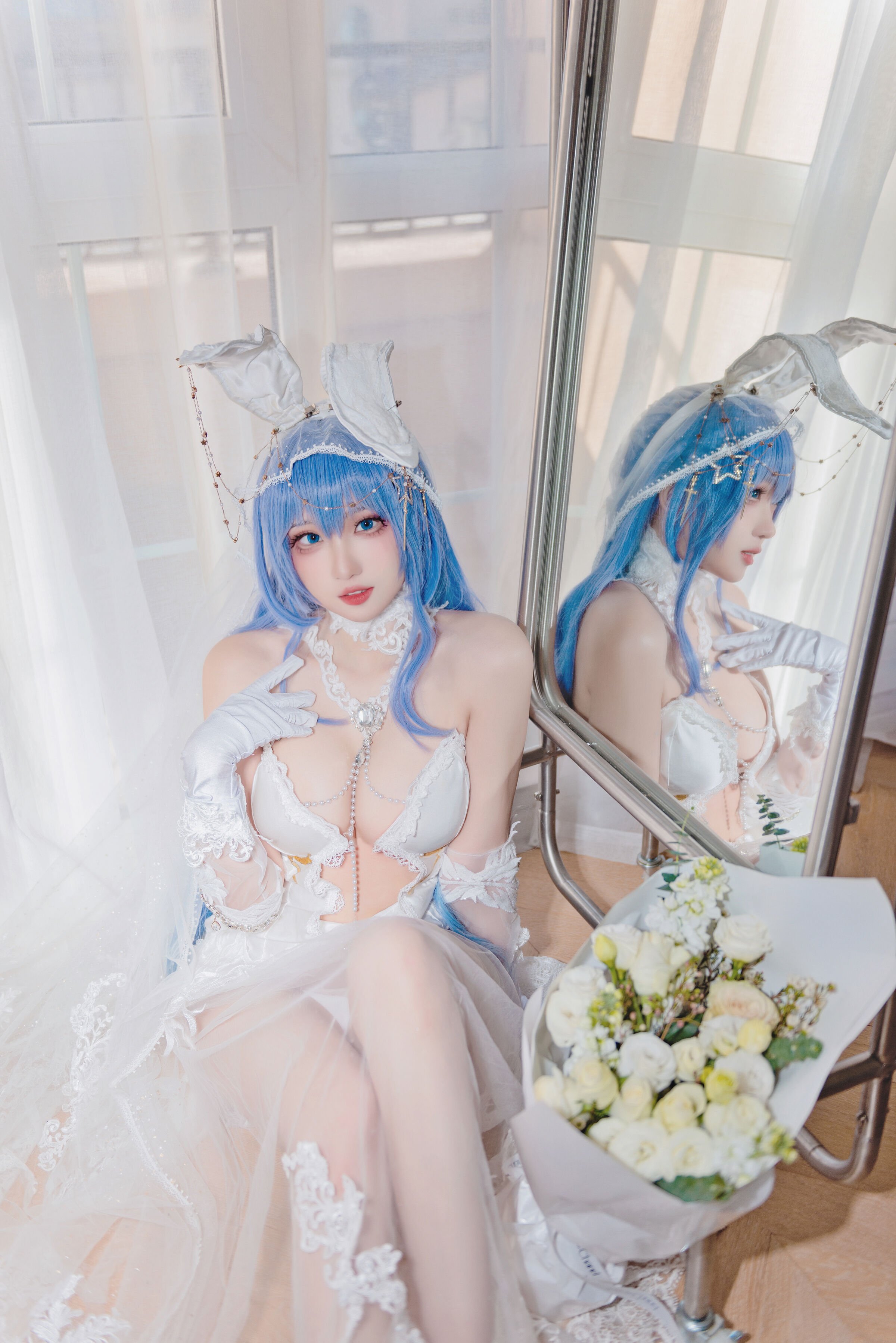 Vastaya Crayfish - Azur Lane New Jersey Garden White Snow Ceremony