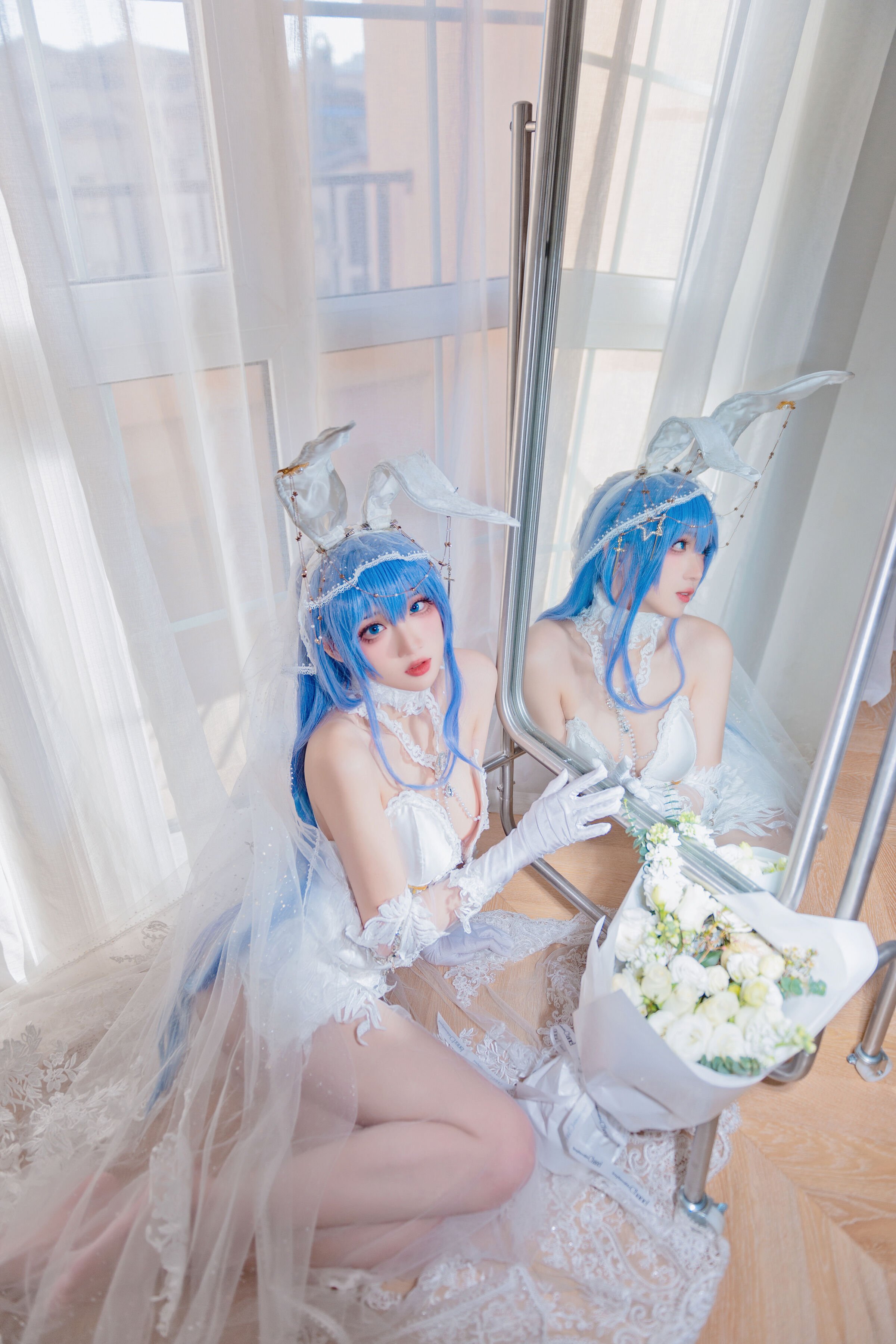 Vastaya Crayfish - Azur Lane New Jersey Garden White Snow Ceremony
