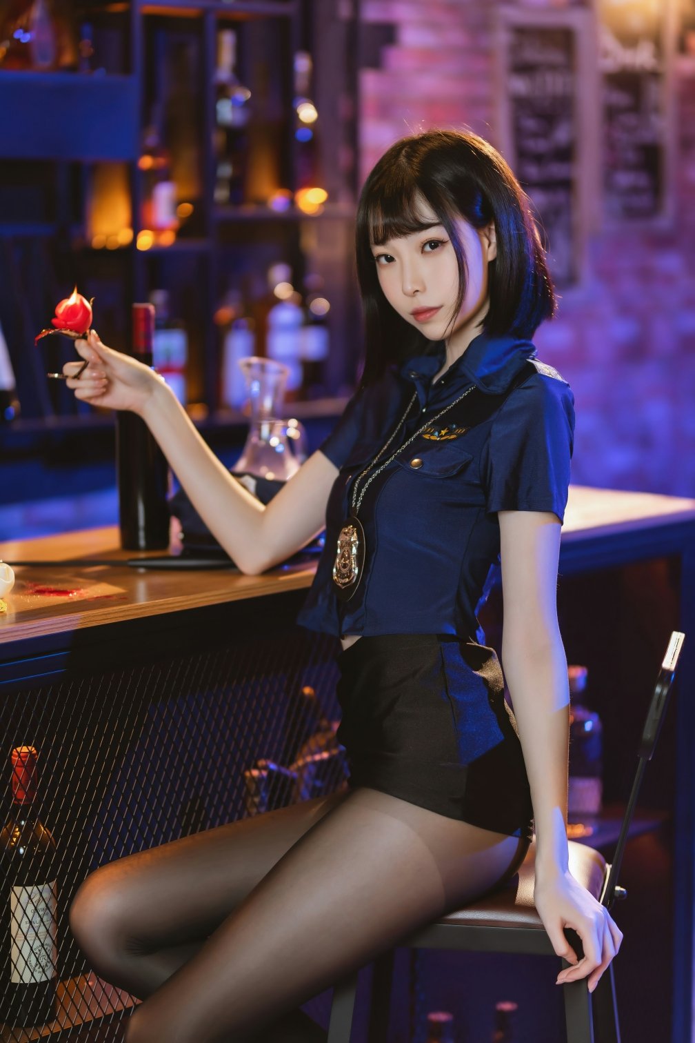 Xu Lan LAN NO.022 Black Silk Girl J