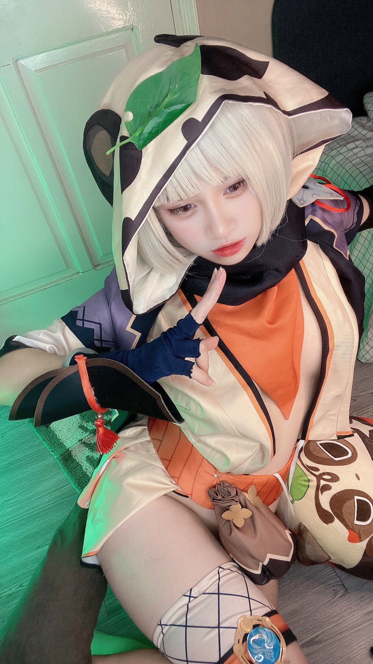 Genshin Impact - Cosplay Sayu ninja nhỏ Riribonni