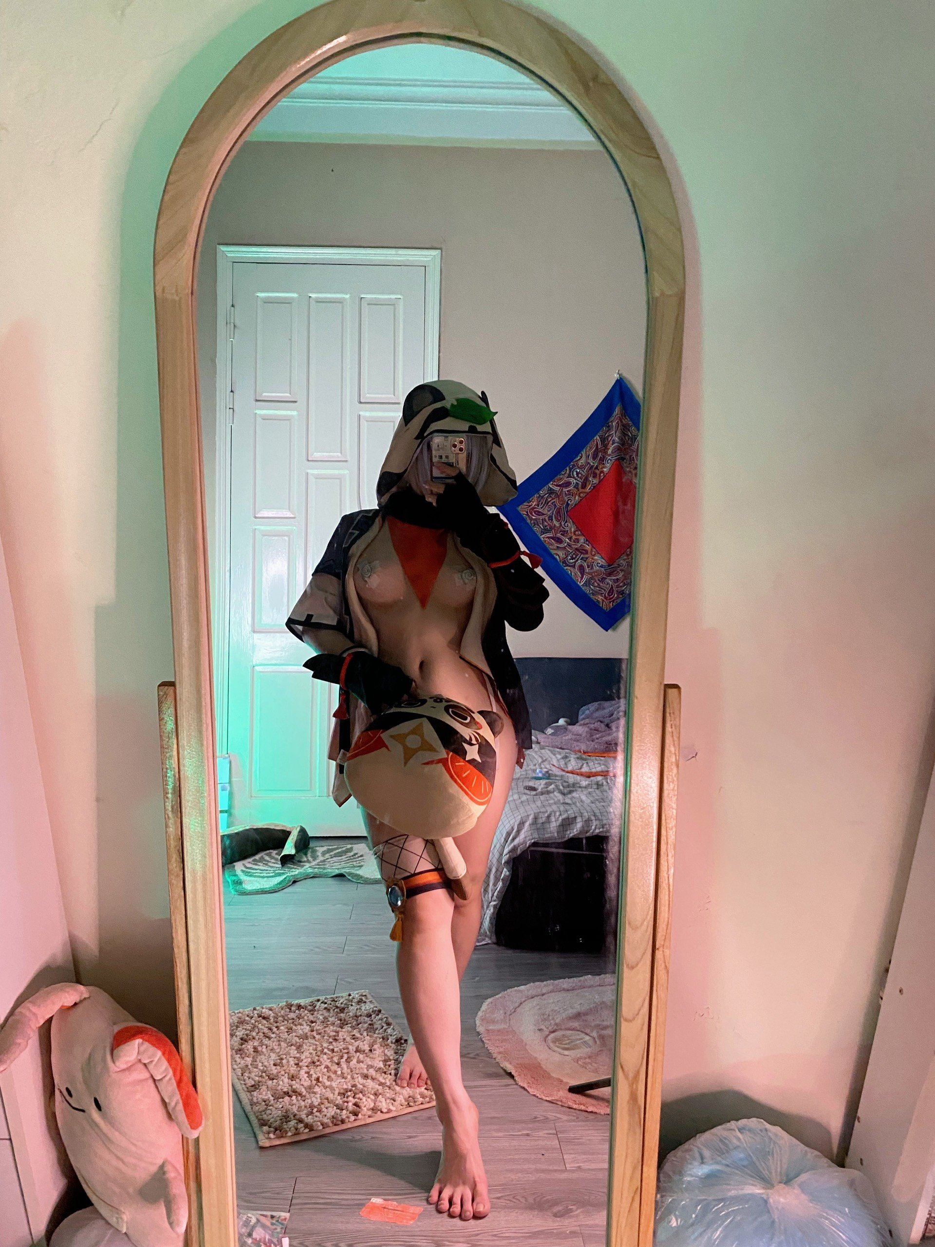 Genshin Impact - Cosplay Sayu ninja nhỏ Riribonni