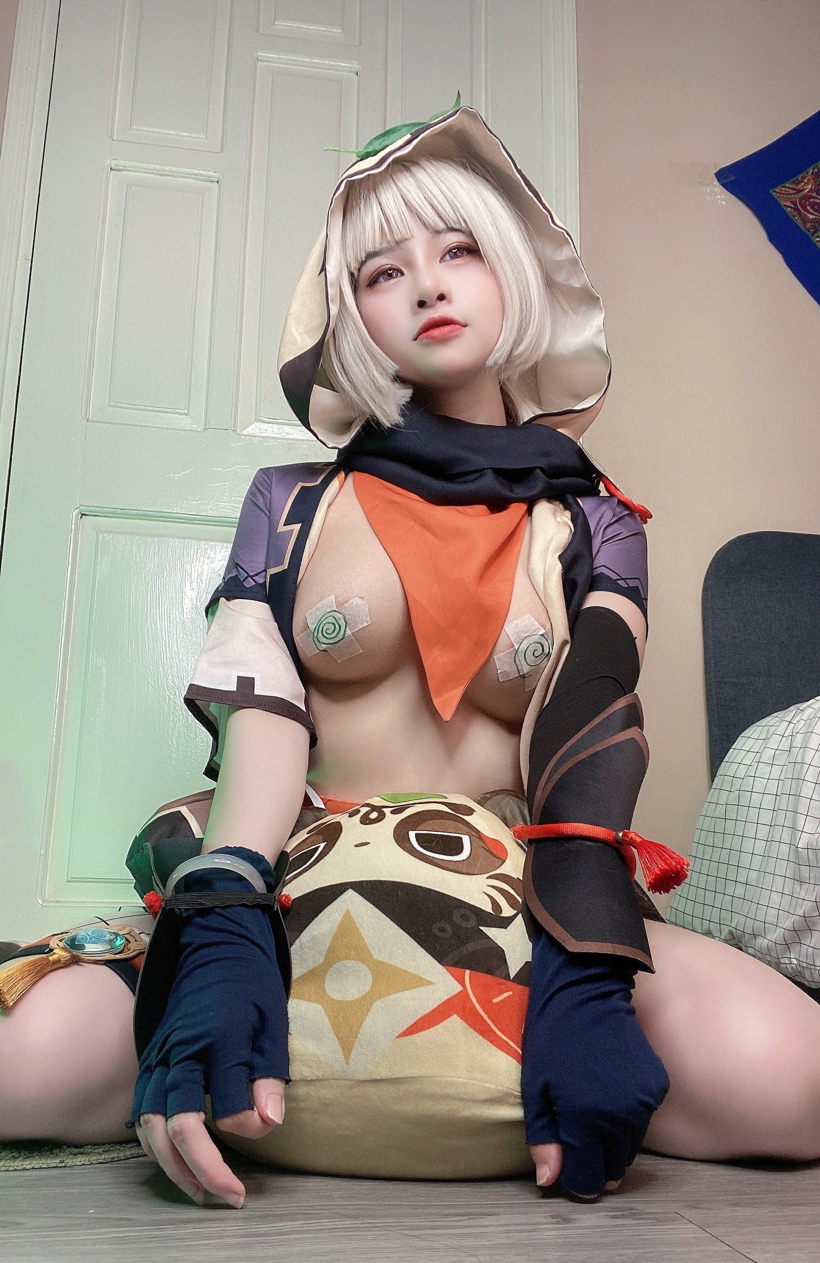 Genshin Impact - Cosplay Sayu ninja nhỏ Riribonni