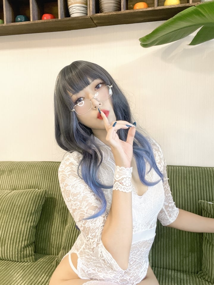머니랭랭——백 레이스 긴 치마