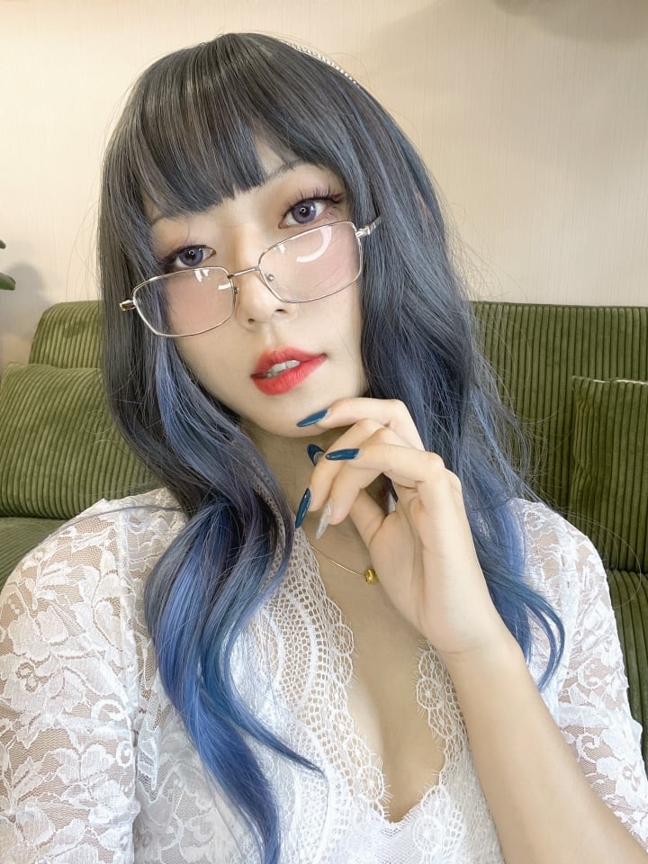 머니랭랭——백 레이스 긴 치마