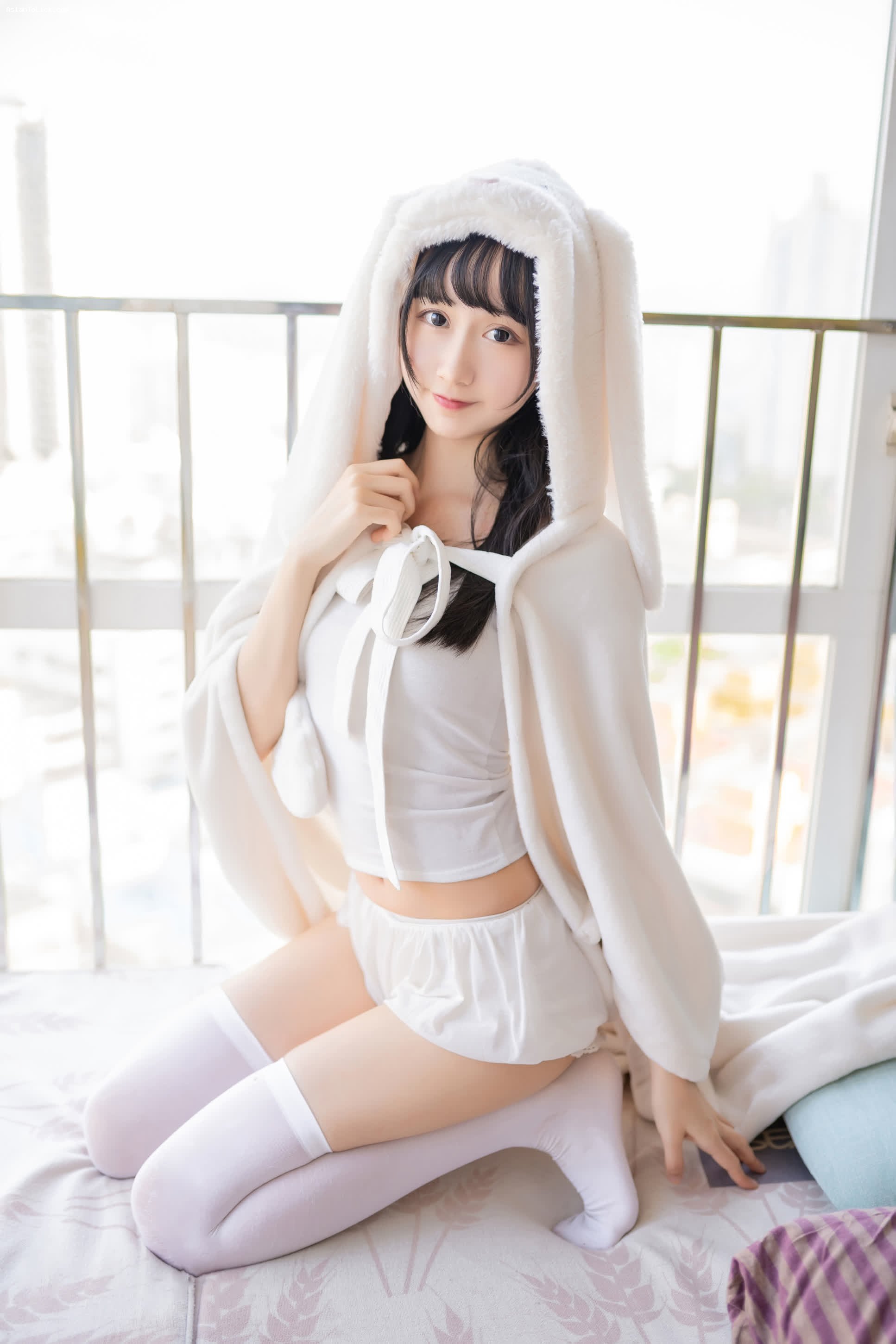 xo854_木绵绵OwO NO.028 浴巾兔子