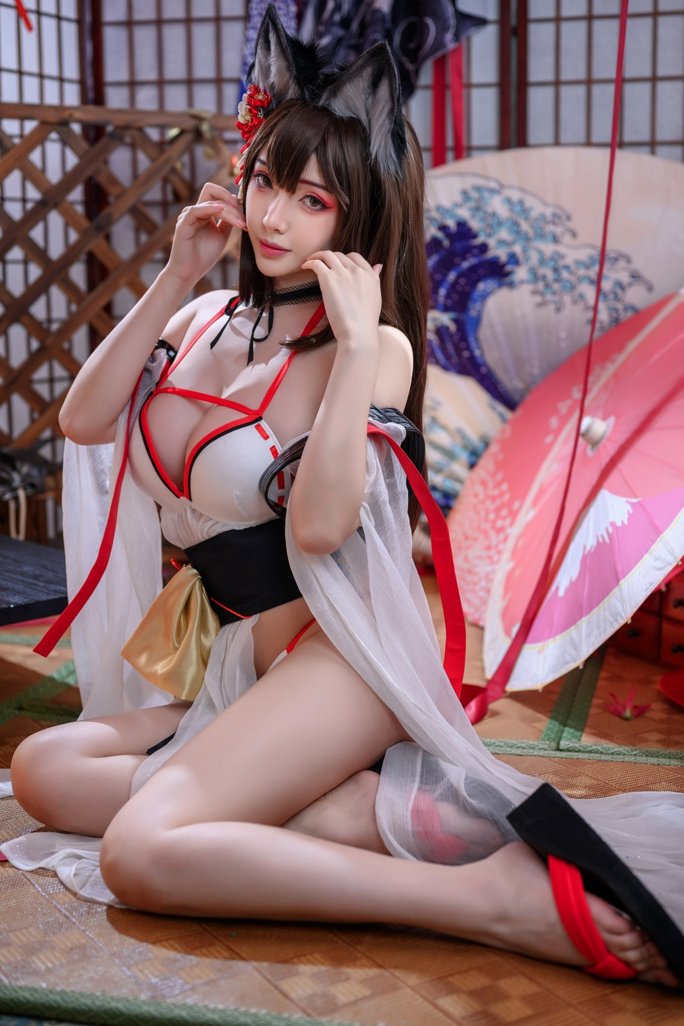 雯妹不讲道理 NO.51 天城水着cos