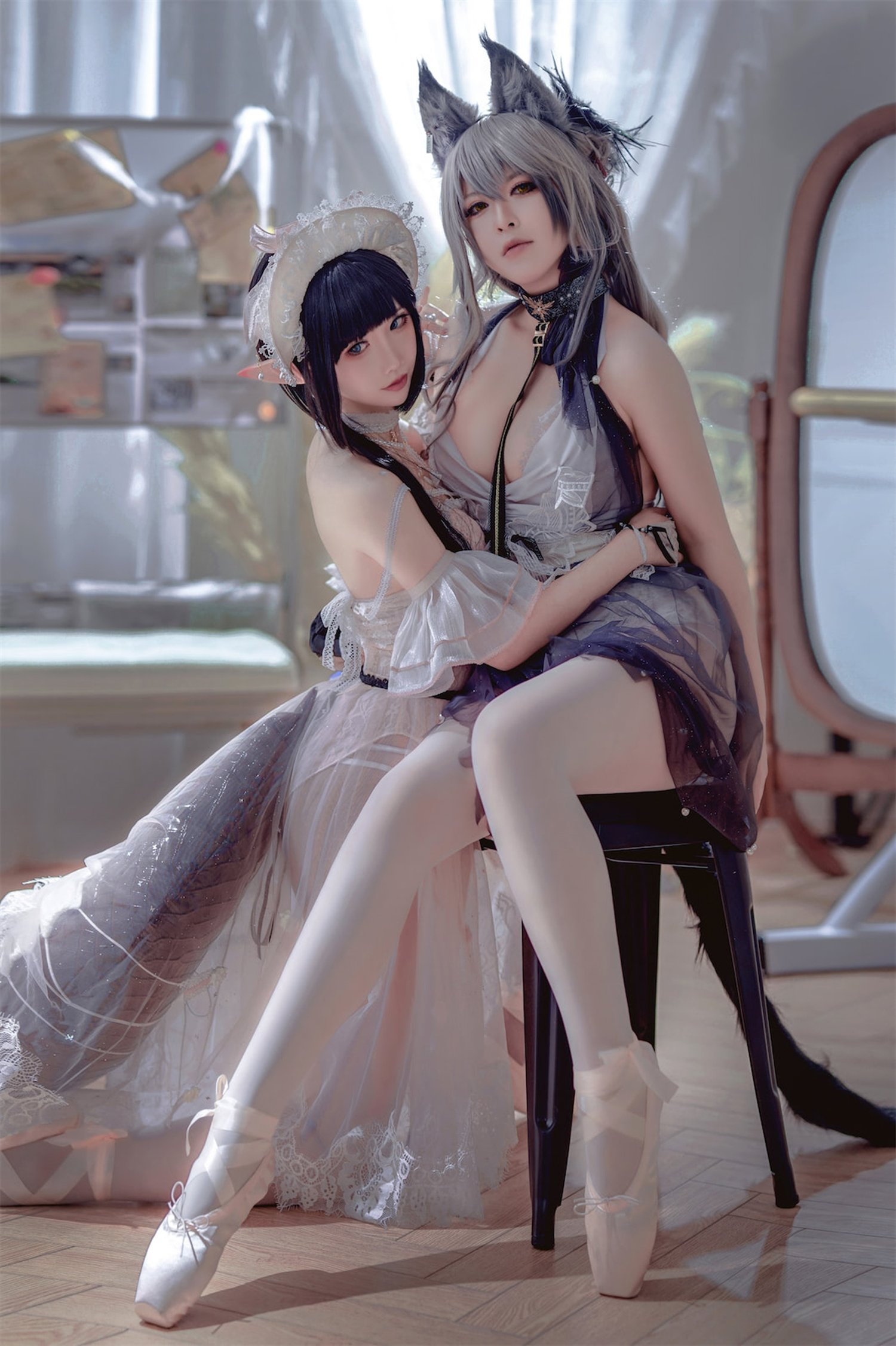 面饼仙儿 – NO.118 &半半子 Arknights 黑x森蚺バレエ
