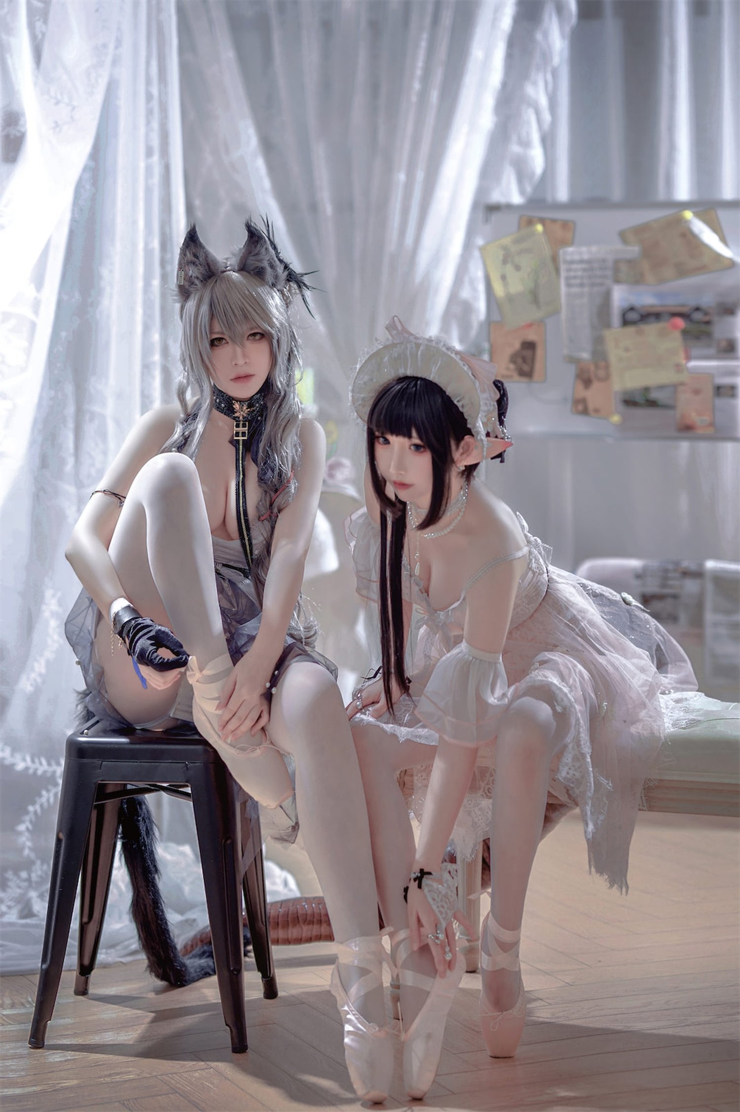 面饼仙儿 – NO.118 &半半子 Arknights 黑x森蚺バレエ