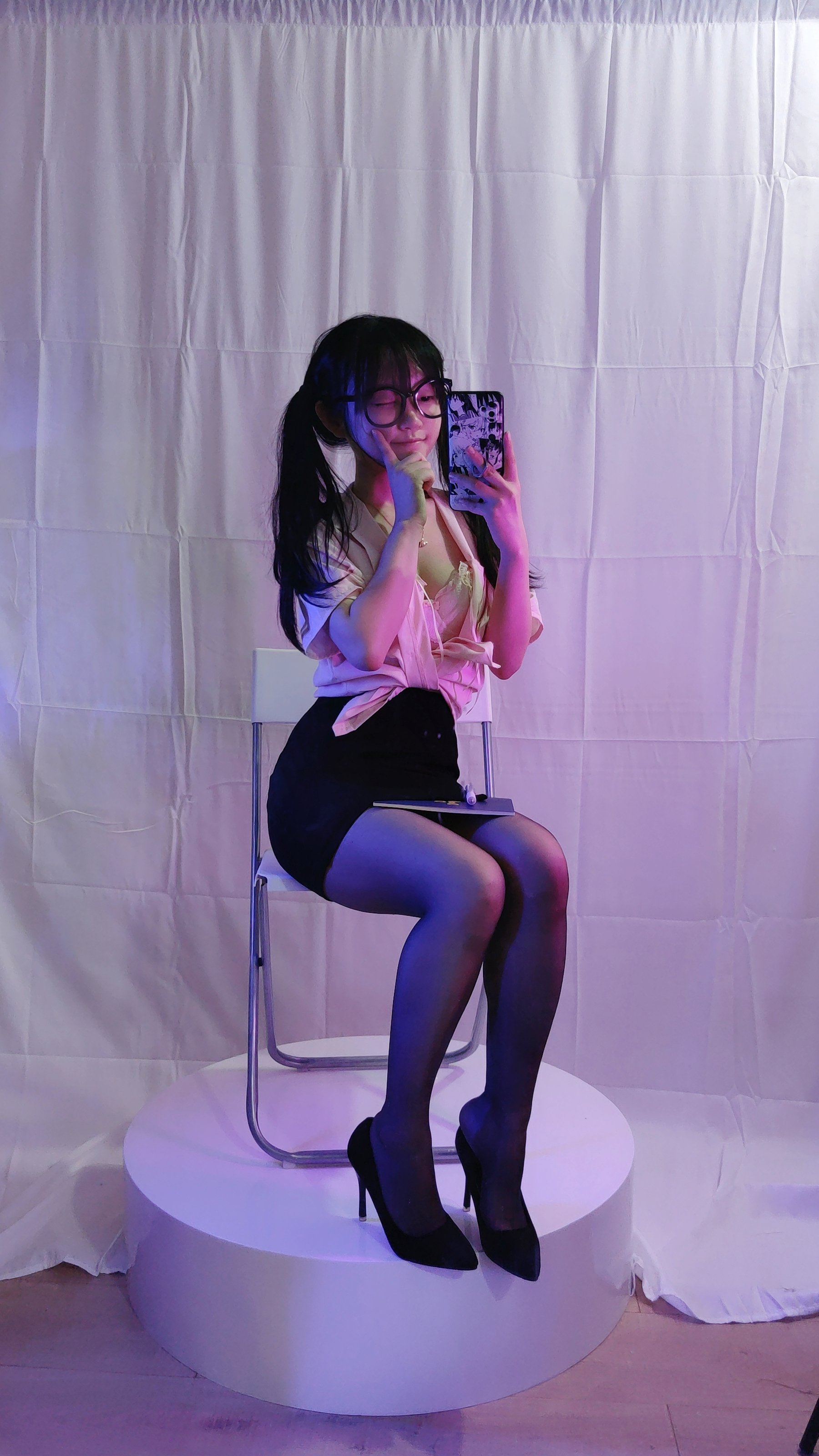 神沢永莉No.005双马尾黑丝班主任写真 72P1V