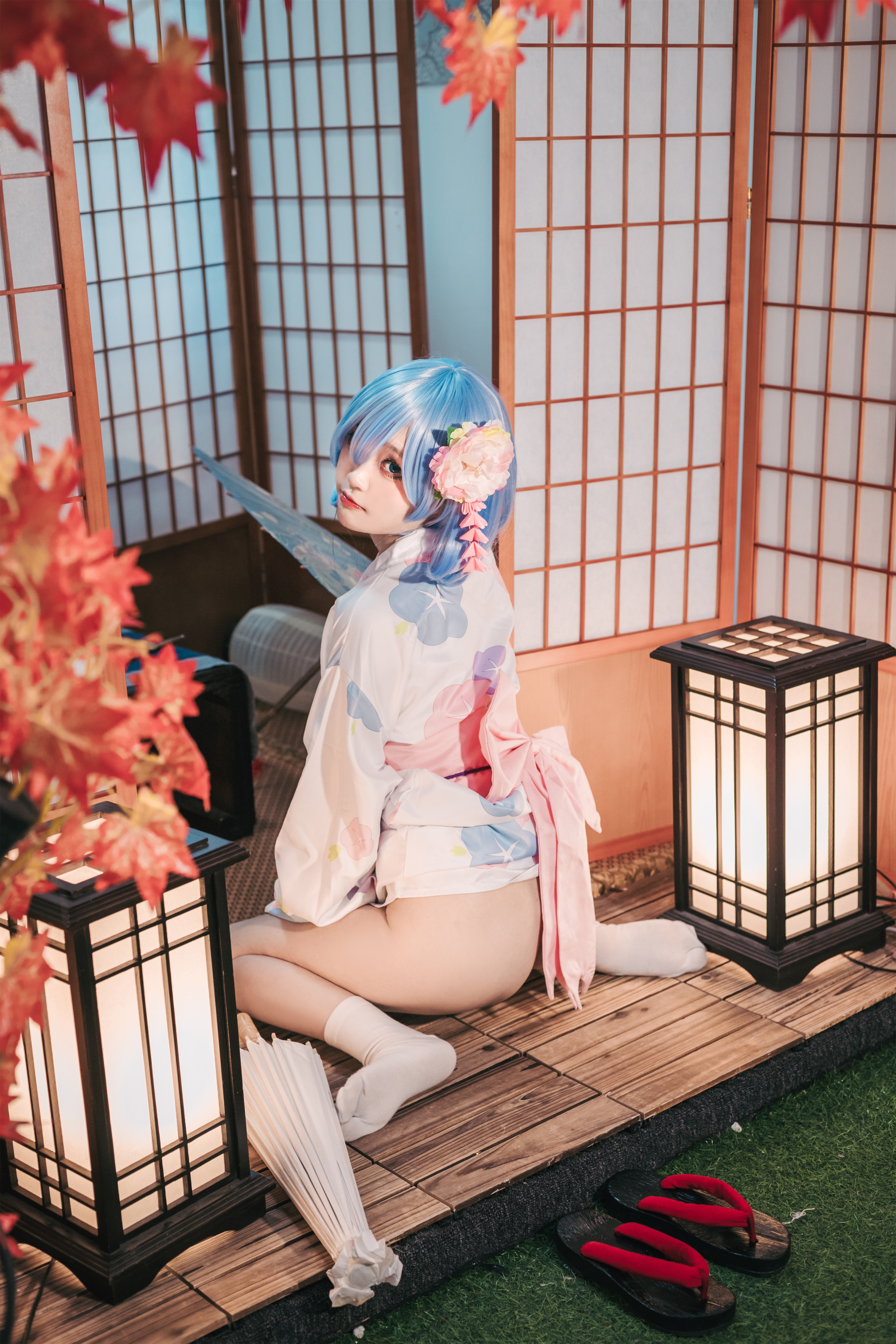 神沢永莉No.010蕾姆和风写真 47P