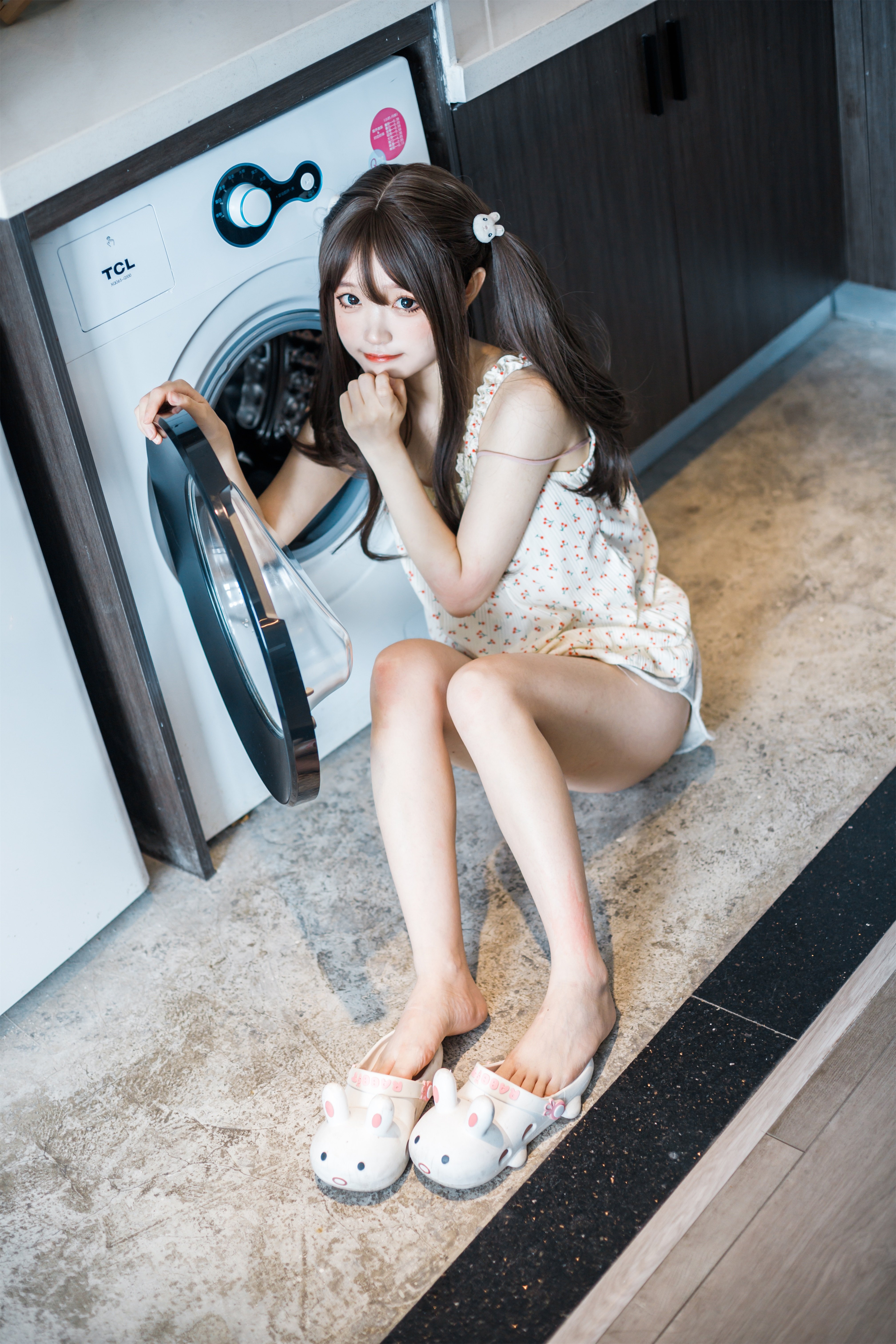 神沢永莉No.011黄色吊带睡衣兔兔写真 22P
