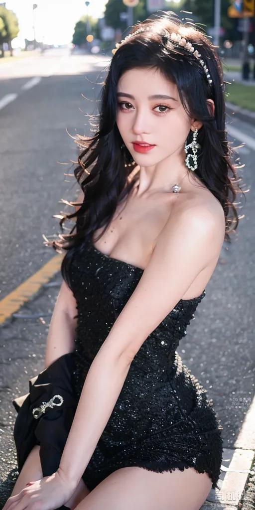 AI Nudes | AI Porn [明星换脸] 鞠婧祎的新版ai绘画图，街头露出，高颜值美女 [212P]