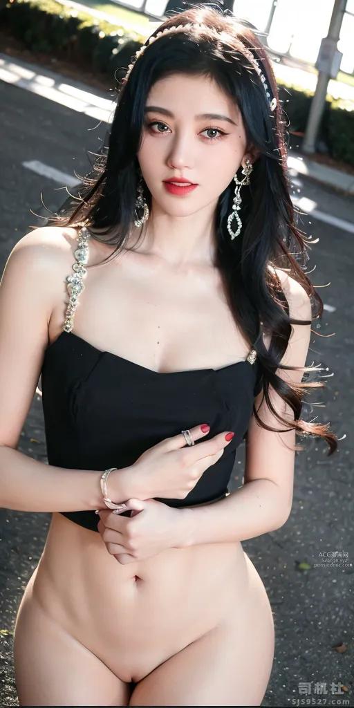AI Nudes | AI Porn [明星换脸] 鞠婧祎的新版ai绘画图，街头露出，高颜值美女 [212P]