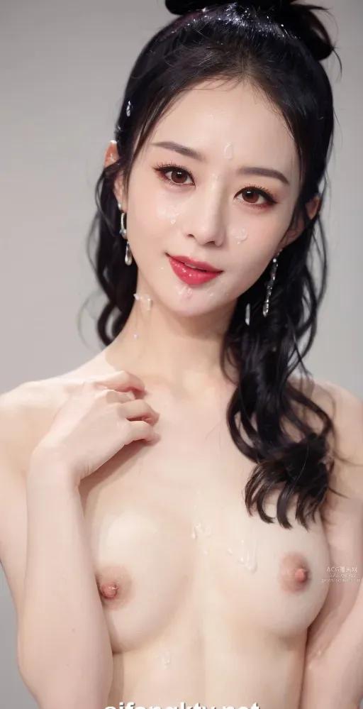 AI Nudes] [ดาราสลับหน้า]ชุดรวม AI จากเทพ-จ้าวลี่อิง3