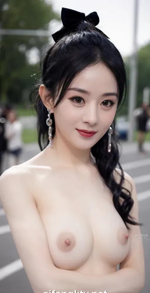 AI Nudes] [ดาราสลับหน้า]ชุดรวม AI จากเทพ-จ้าวลี่อิง3