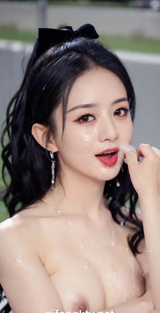AI Nudes] [ดาราสลับหน้า]ชุดรวม AI จากเทพ-จ้าวลี่อิง3