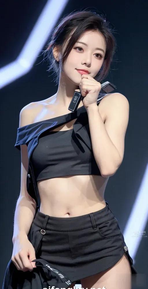 AI Nudes] [스타 얼굴 바꿈] 대신 AI 합집 - 록신