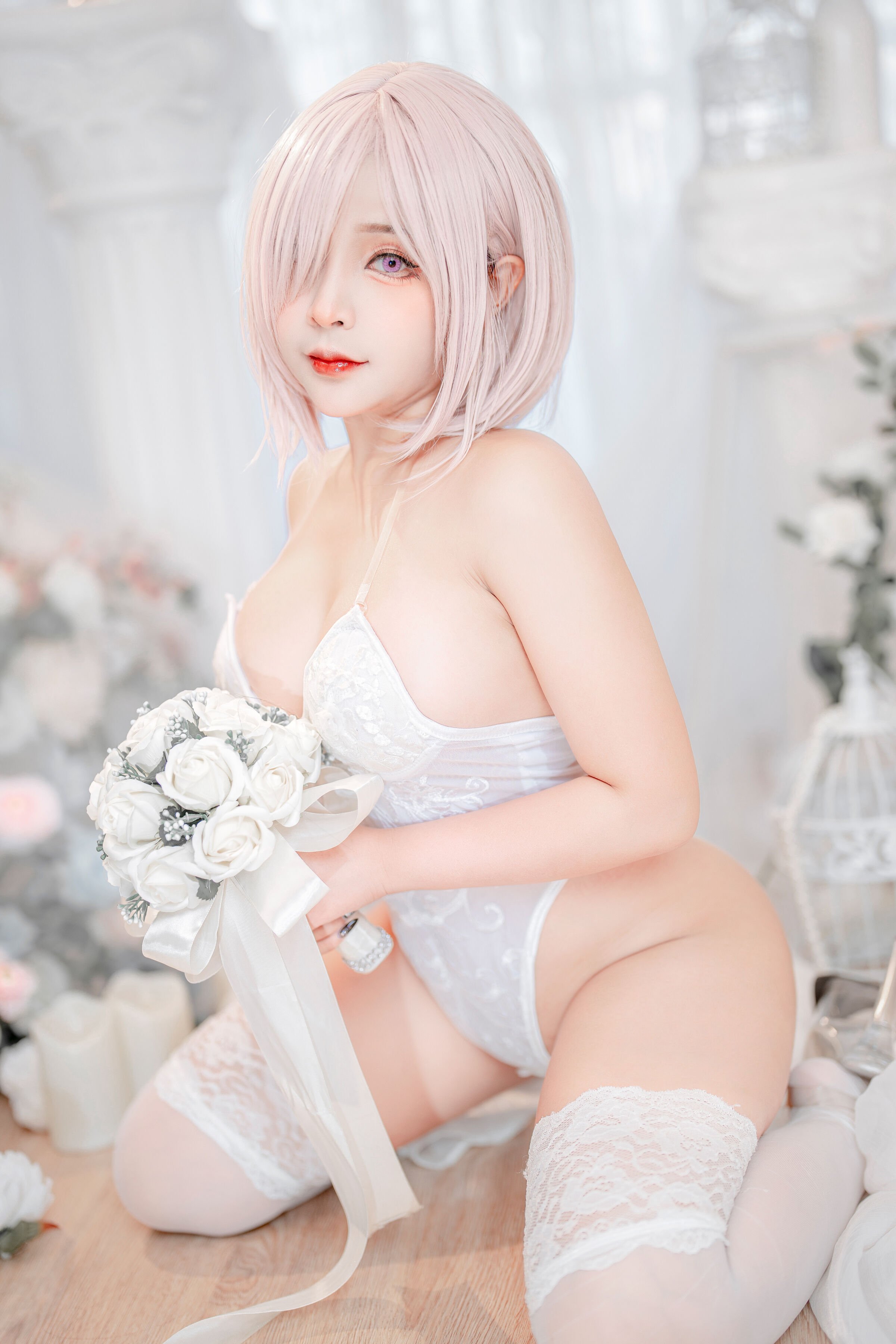 Sayo Momo – Mashu Trắng Đồ Lót Dầu Dưỡng Thể