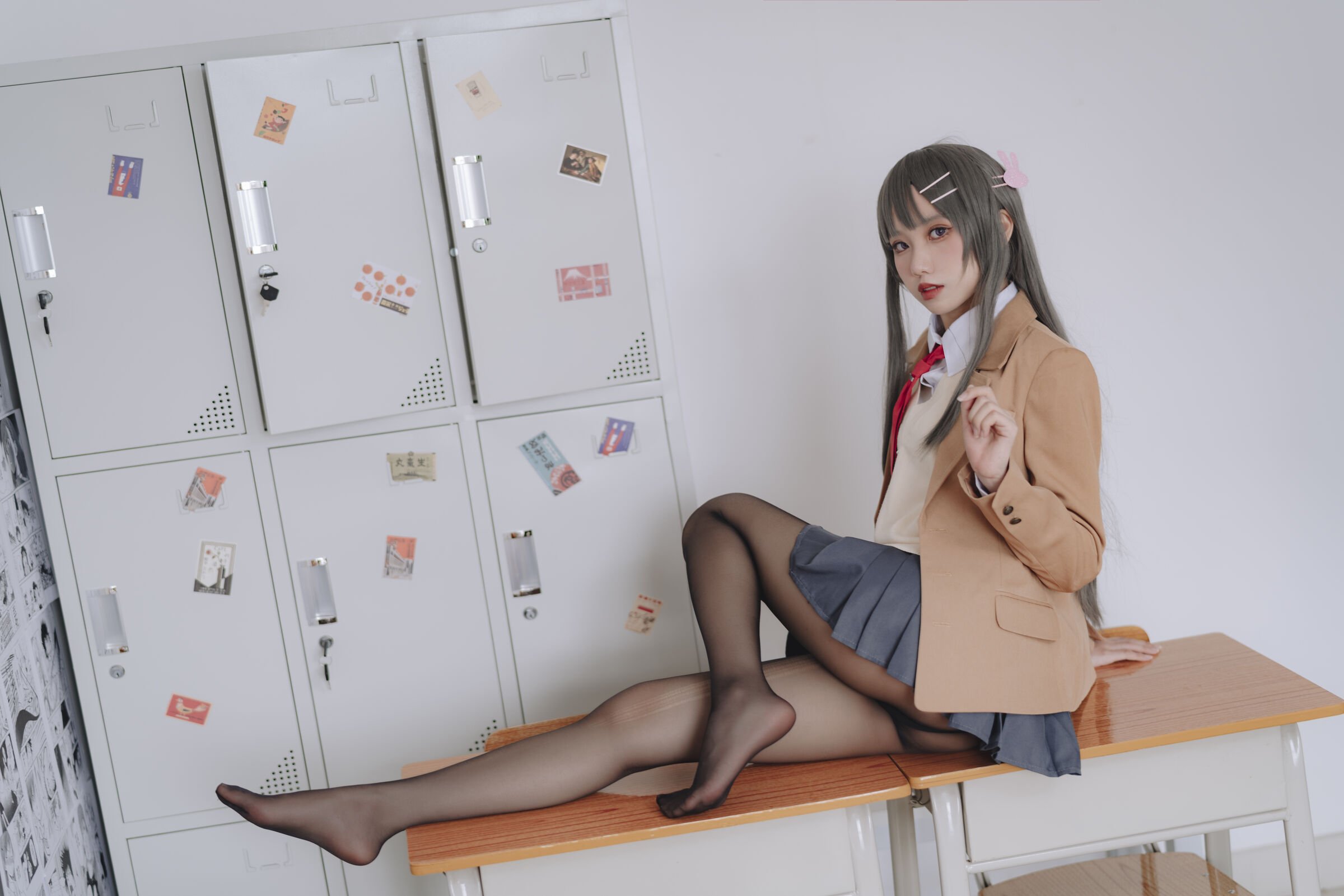 「กัวเมี่ยเจียงw」มาอี้ ชุดนักเรียน – ภาพดิจิทัล