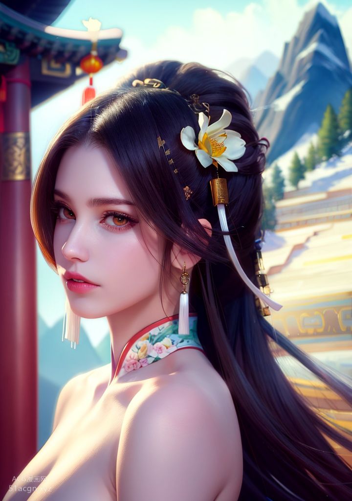 國風AI生成圖精品合集 第一期-極致美顏美乳女孩【426P】 Part 2
