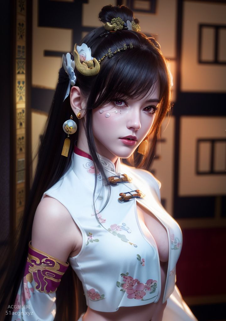 國風AI生成圖精品合集 第一期-極致美顏美乳女孩【426P】 Part 2