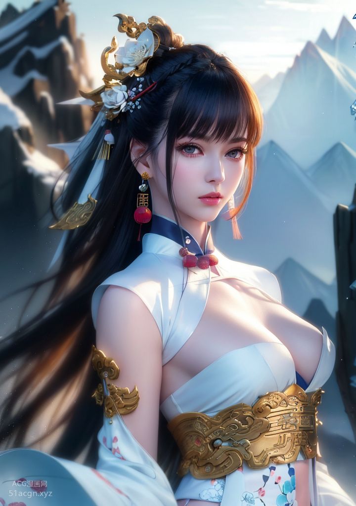 国風AI生成画像精品合集 第一期-極致美顔美乳の少女【426P】 Part 2