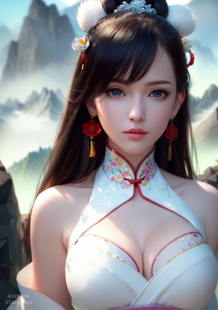 国風AI生成画像精品合集 第一期-極致美顔美乳の少女【426P】 Part 2