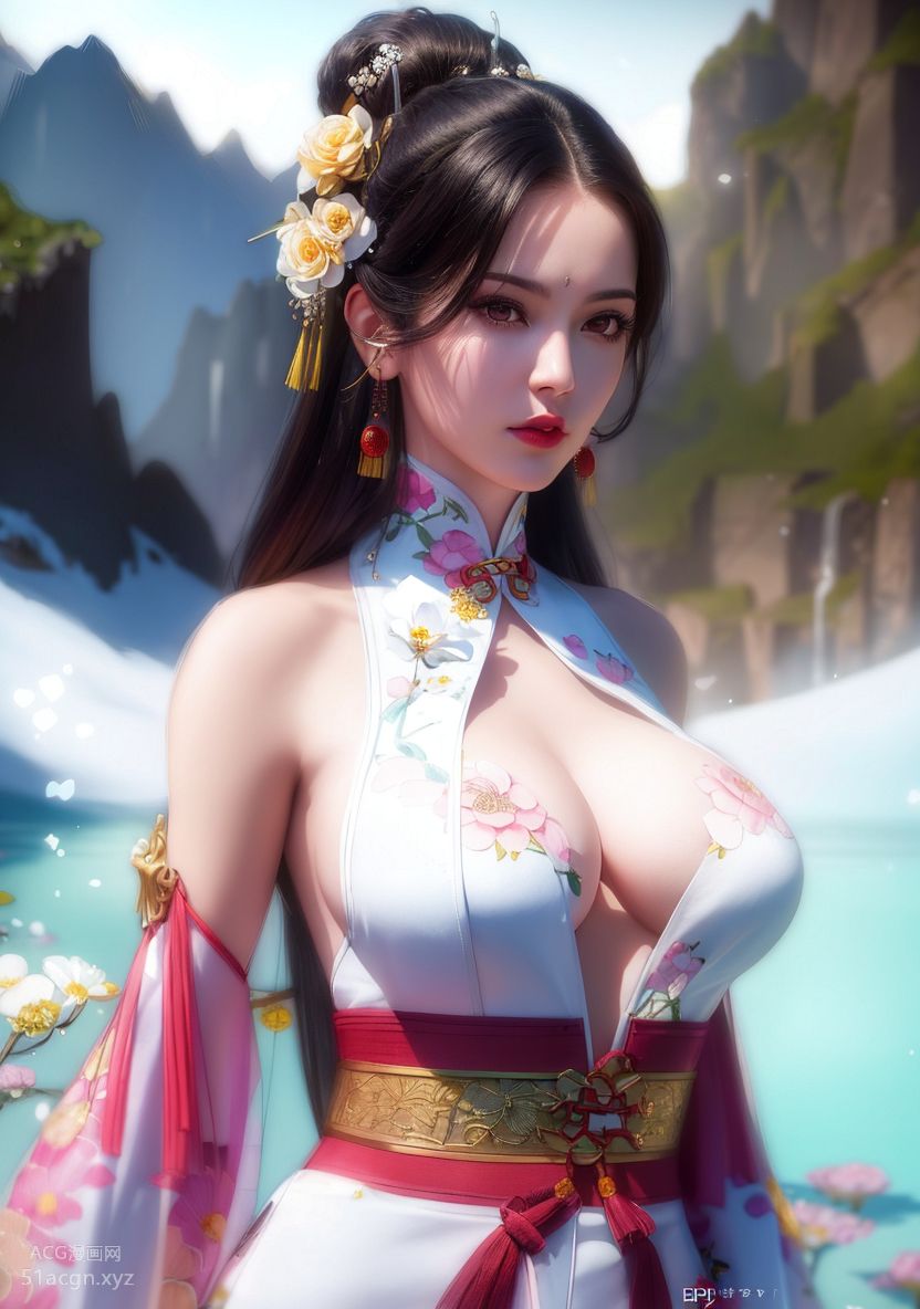 国風AI生成画像精品合集 第一期-極致美顔美乳の少女【426P】 Part 2