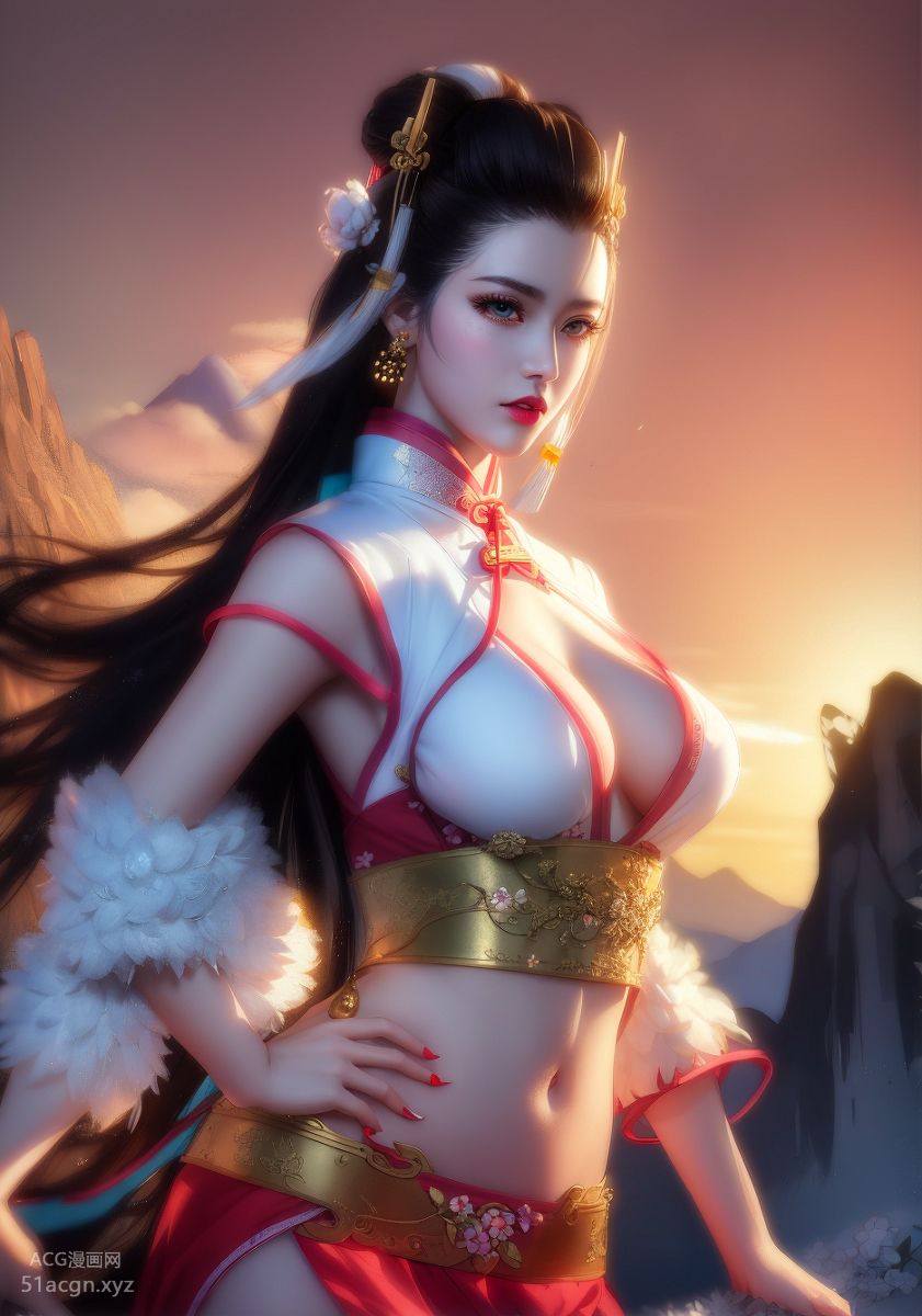 国風AI生成画像精品合集 第一期-極致美顔美乳の少女【426P】 Part 2