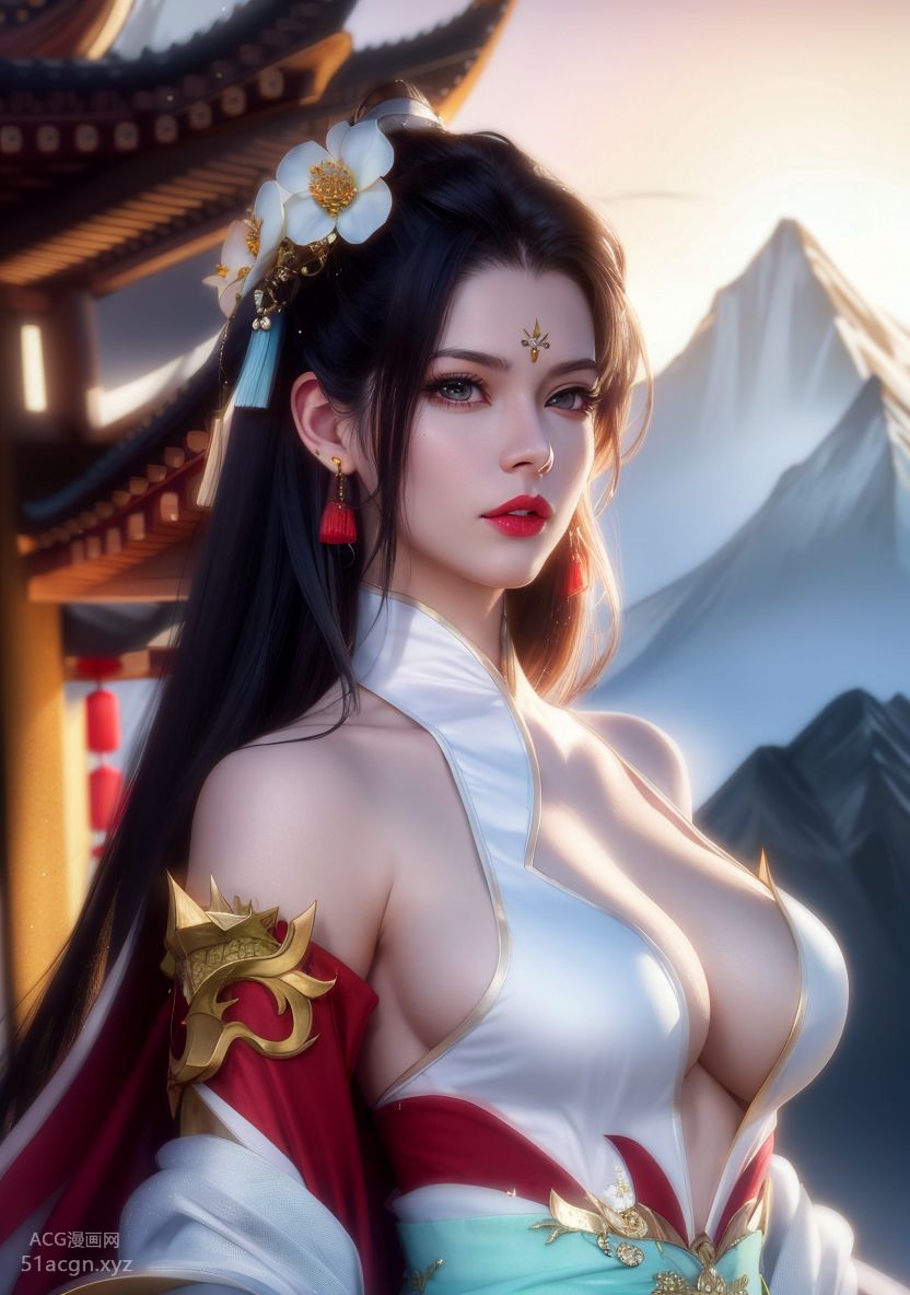 国風AI生成画像精品合集 第一期-極致美顔美乳の少女【426P】 Part 2