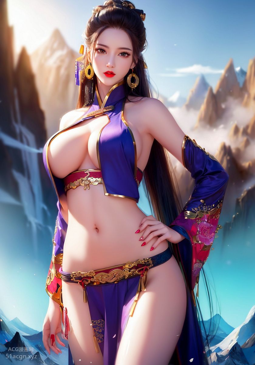 国风AI生成图精品合集 第一期-极致美颜美乳女孩【426P】 Part 3