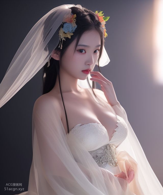 국풍 AI 생성 이미지 명품 모음집 제2탄 와복+한푸+기파오 스타일【1103P】 Part 7