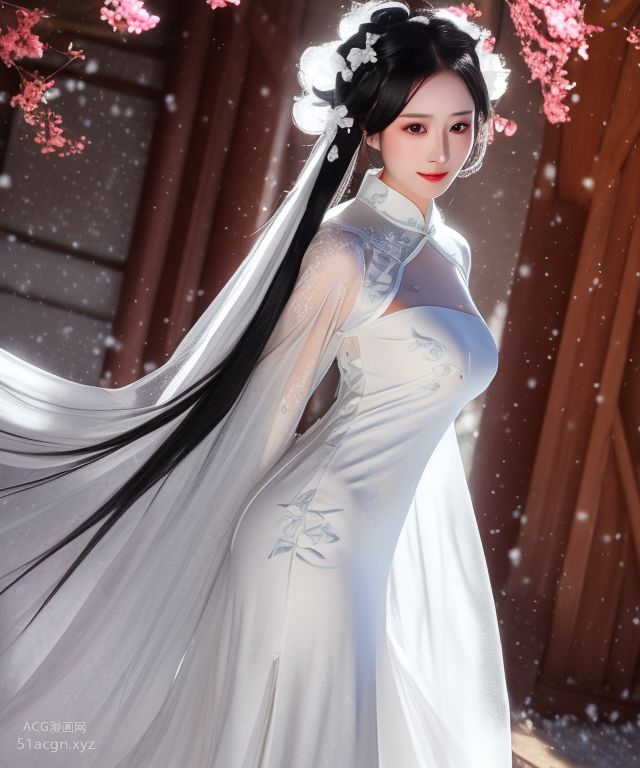 국풍 AI 생성 이미지 명품 모음집 제2탄 와복+한푸+기파오 스타일【1103P】 Part 7