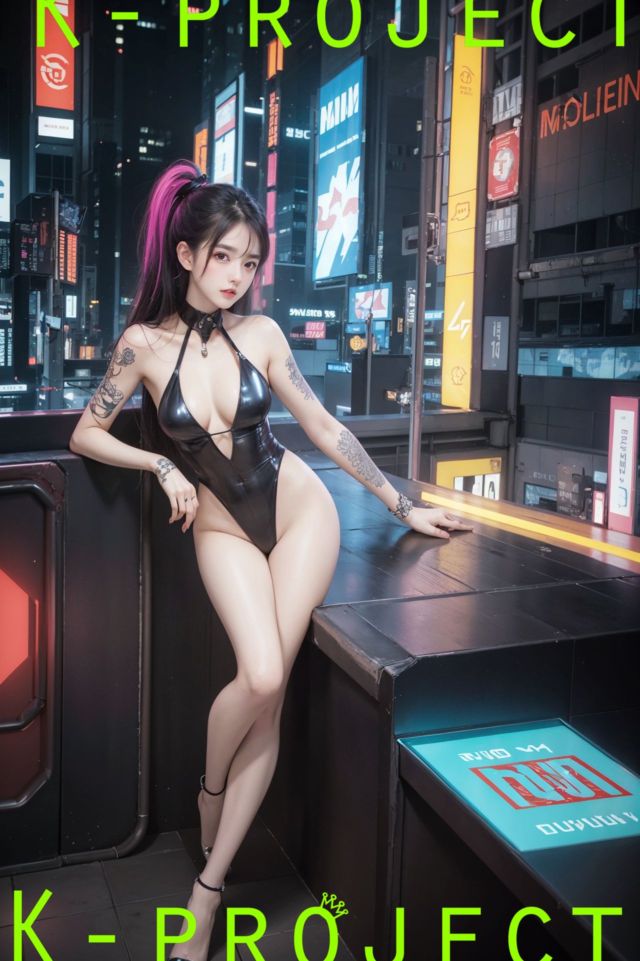 Cô gái Cyberpunk Cyberpunk