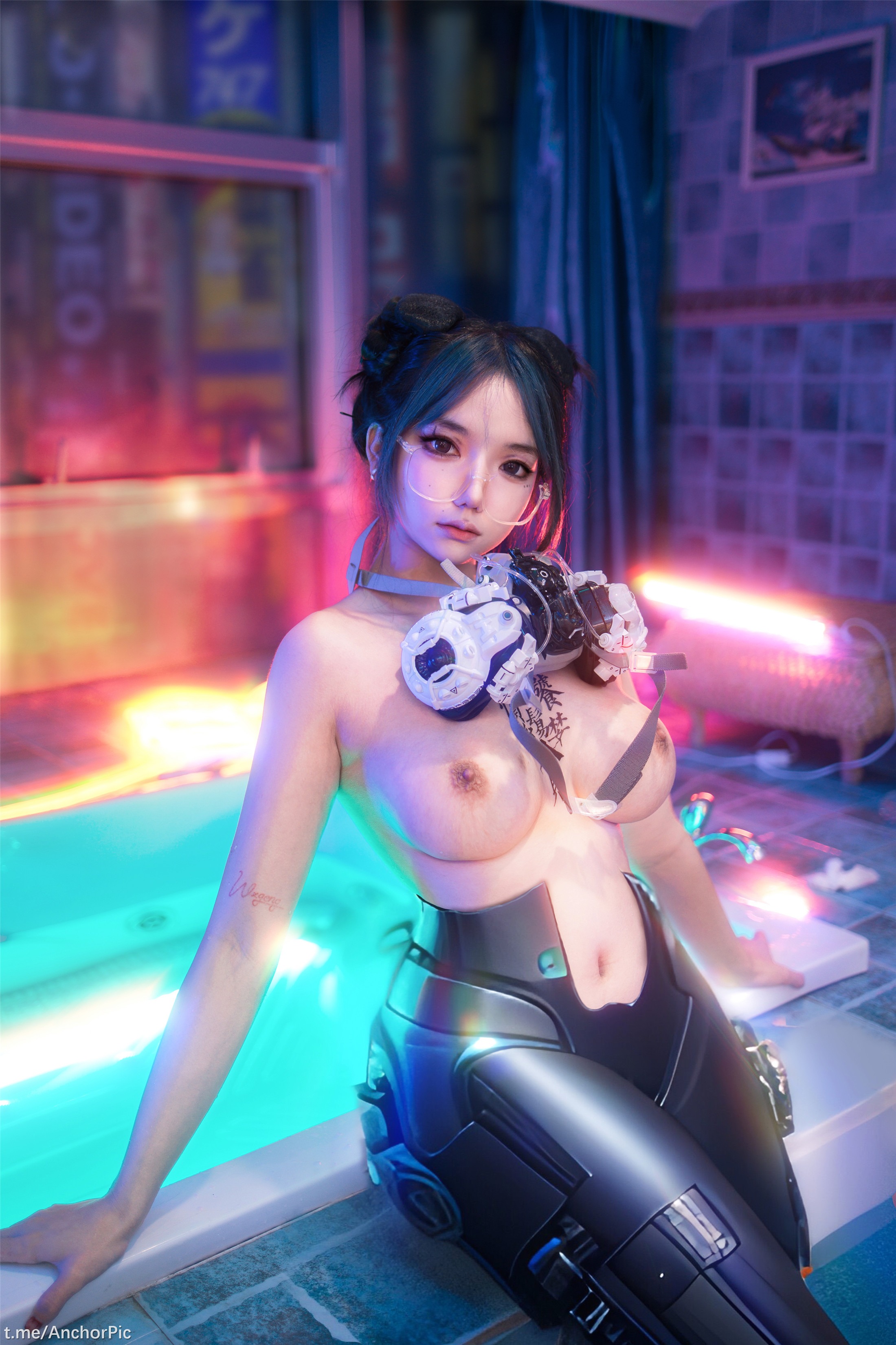 莉犬酱 & 钛合金TiTi - 赛博朋克 119P