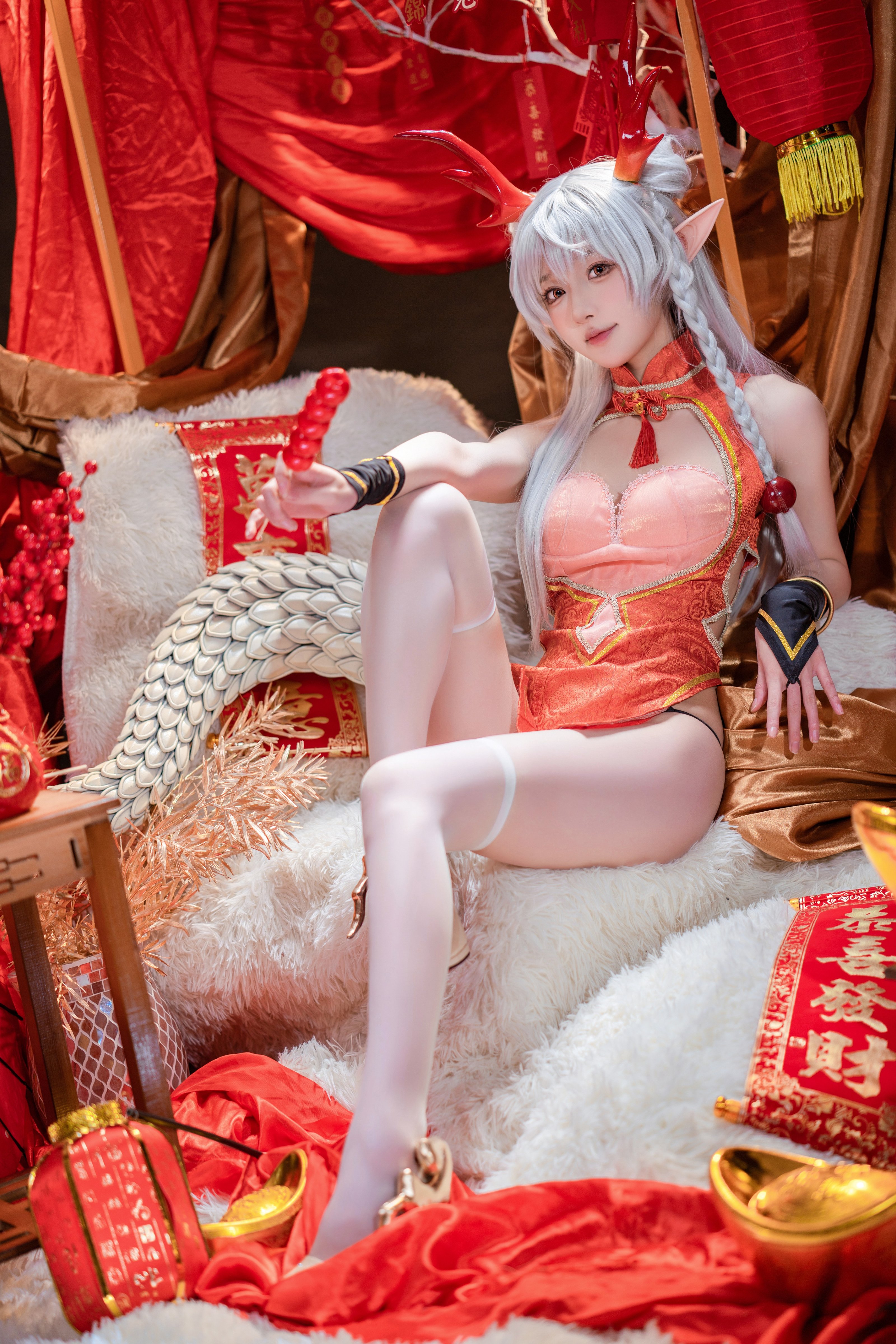 アパオもバニーガール] 新春の賀図 龍妹