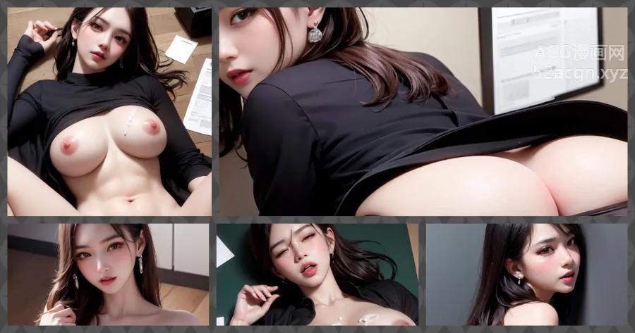 Anime Girl] Sexy Secretary Secretly Betrays Boyfriend to Insert for Me Part 1 JellyBelly [AI Generated] Part 6