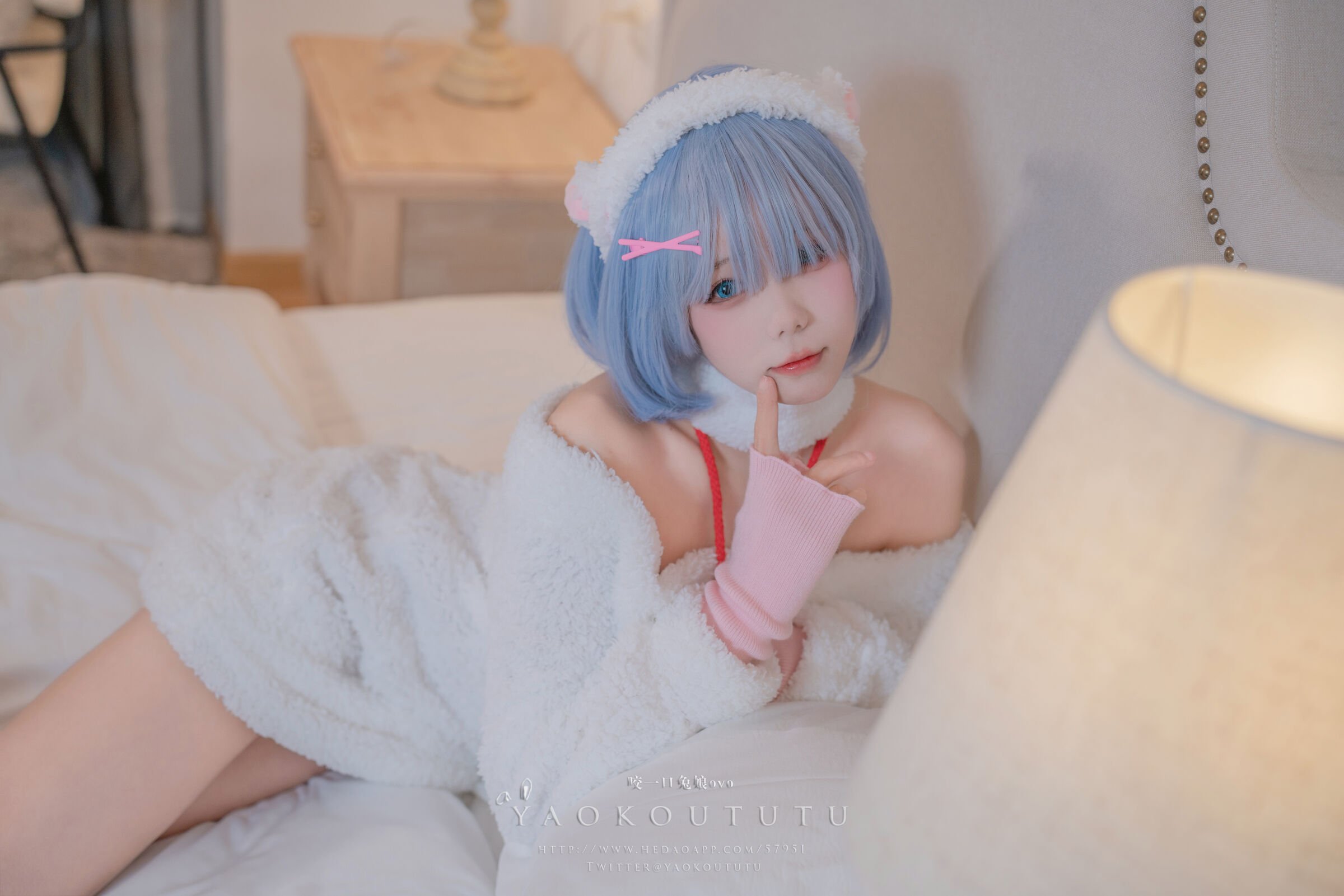 Coser黏黏团子兔 特典 蕾姆咩咩
