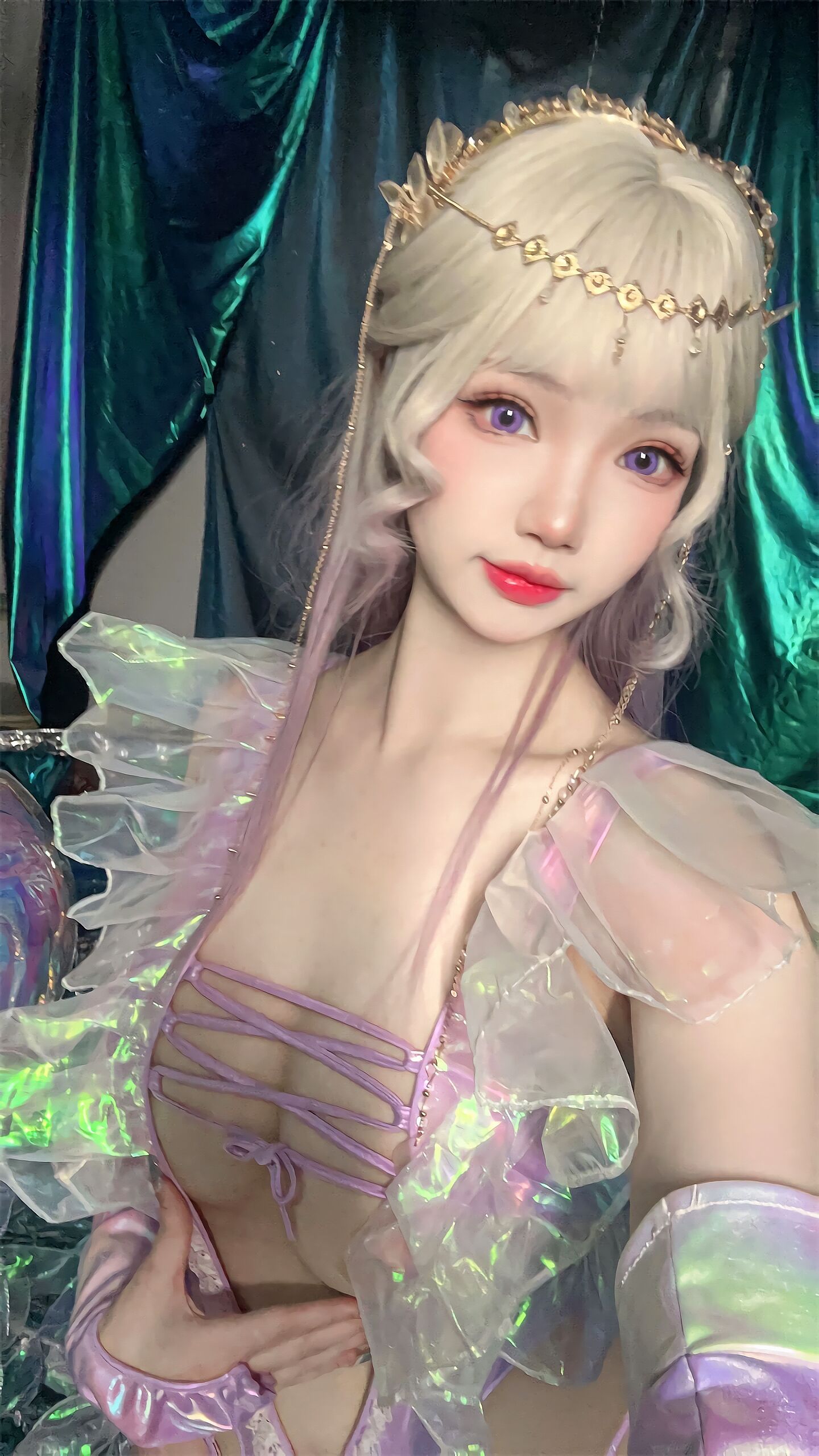 Xue Qing Astra (Xue Qing Du Du)] Laser Swimsuit