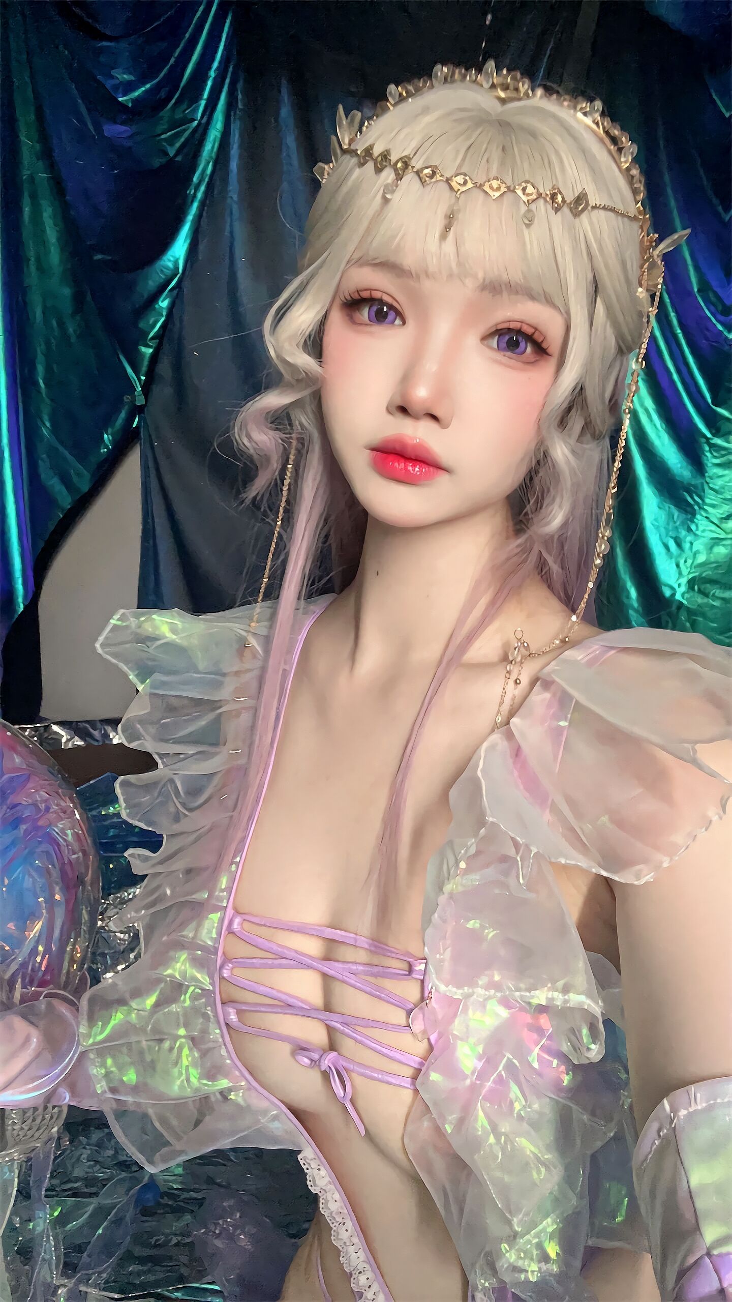 Xue Qing Astra (Xue Qing Du Du)] Laser Swimsuit