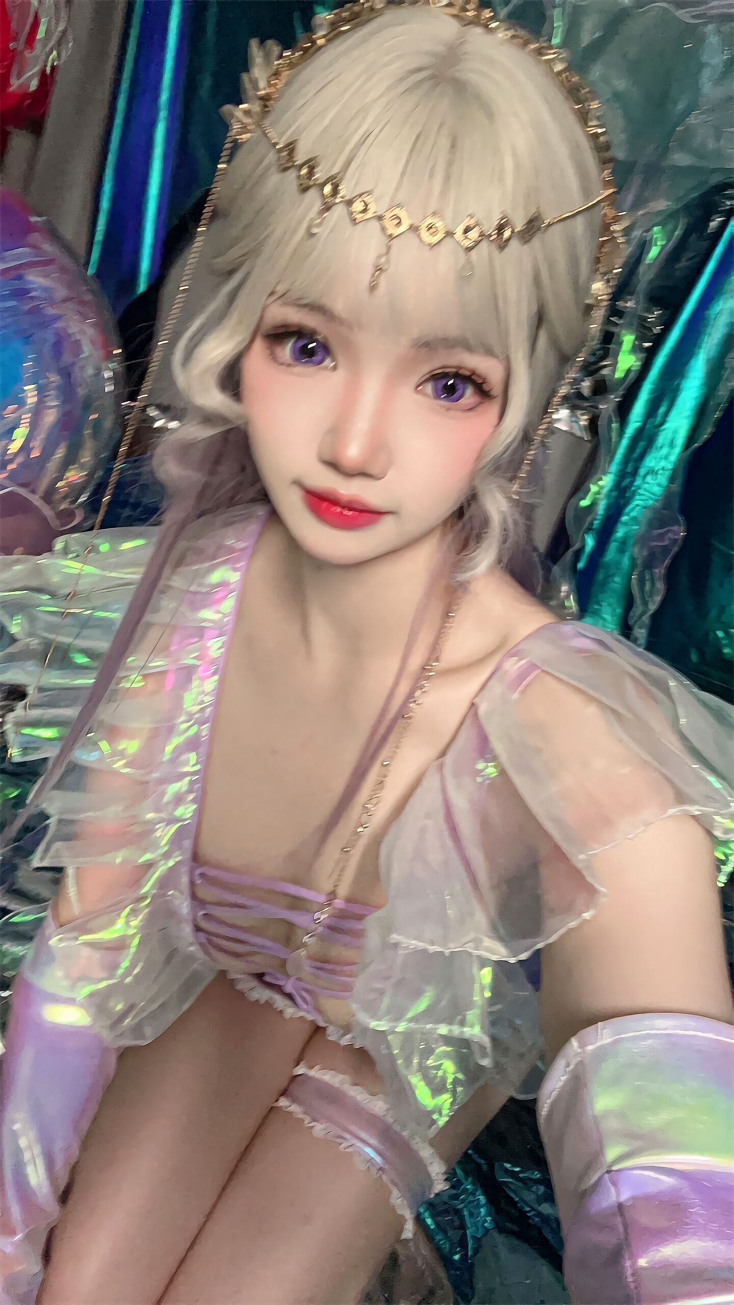 Xue Qing Astra (Xue Qing Du Du)] Laser Swimsuit